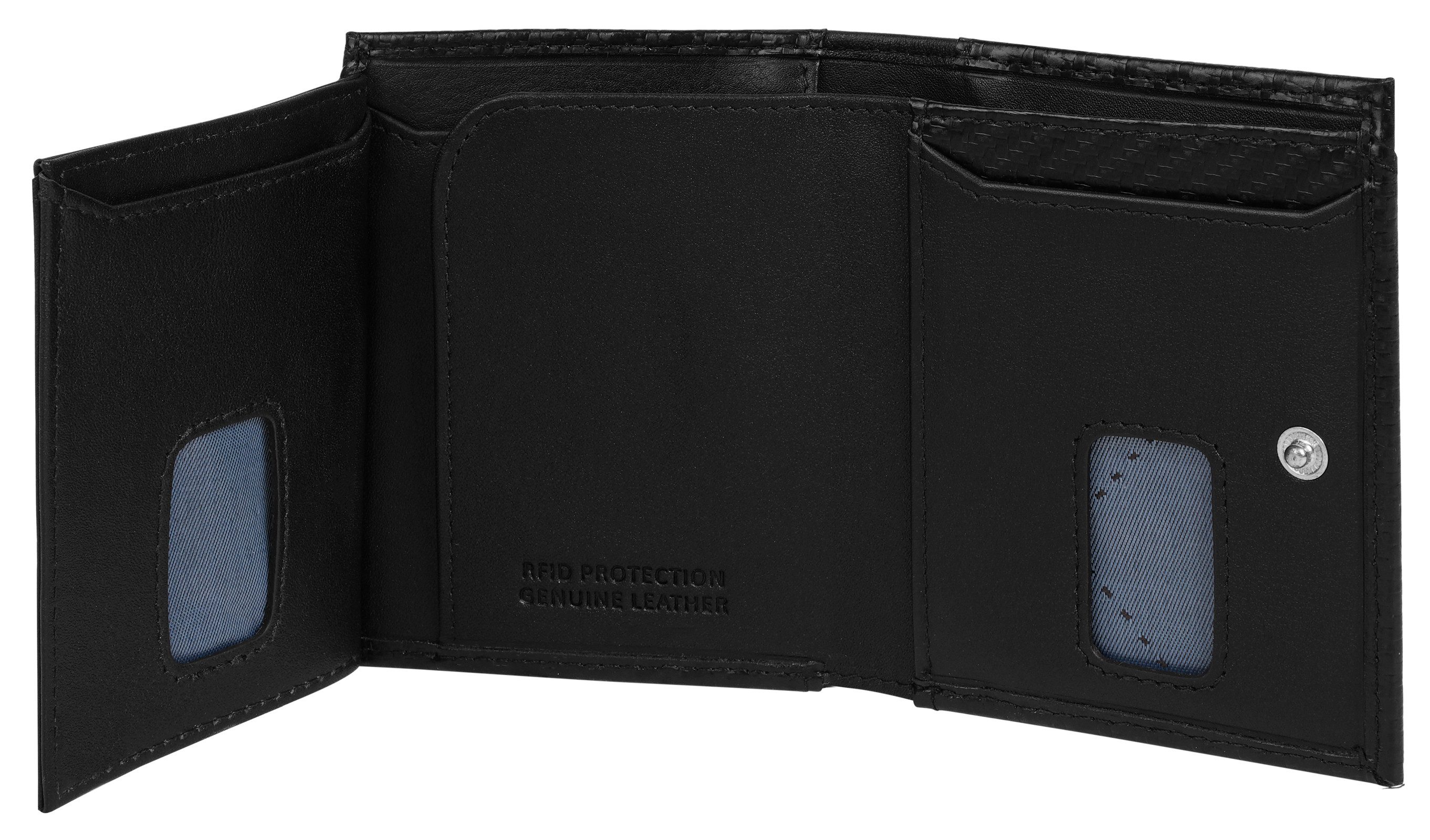 bugatti Geldbörse SECURE SLIM, echt Leder