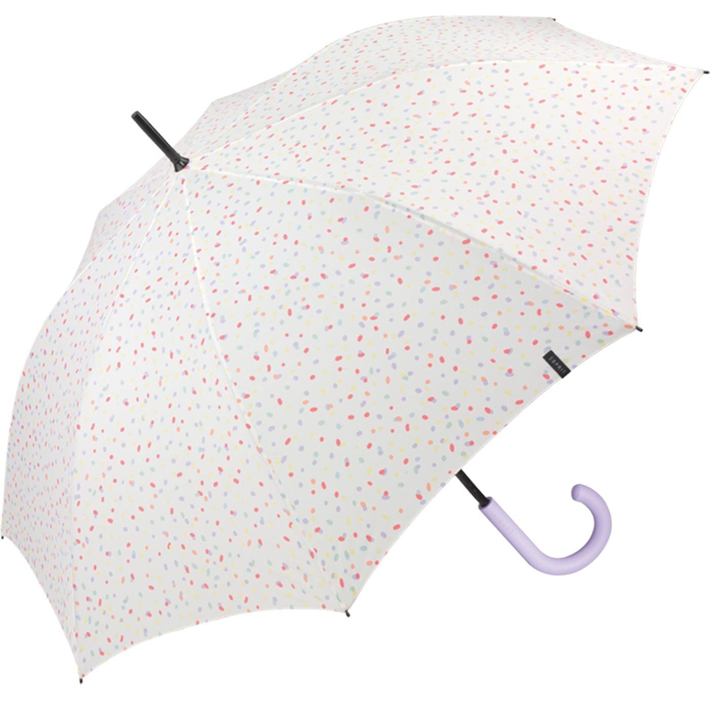 Langregenschirm Regenschirm groß-stabil Multidot Esprit Potpourri, Damen Automatik
