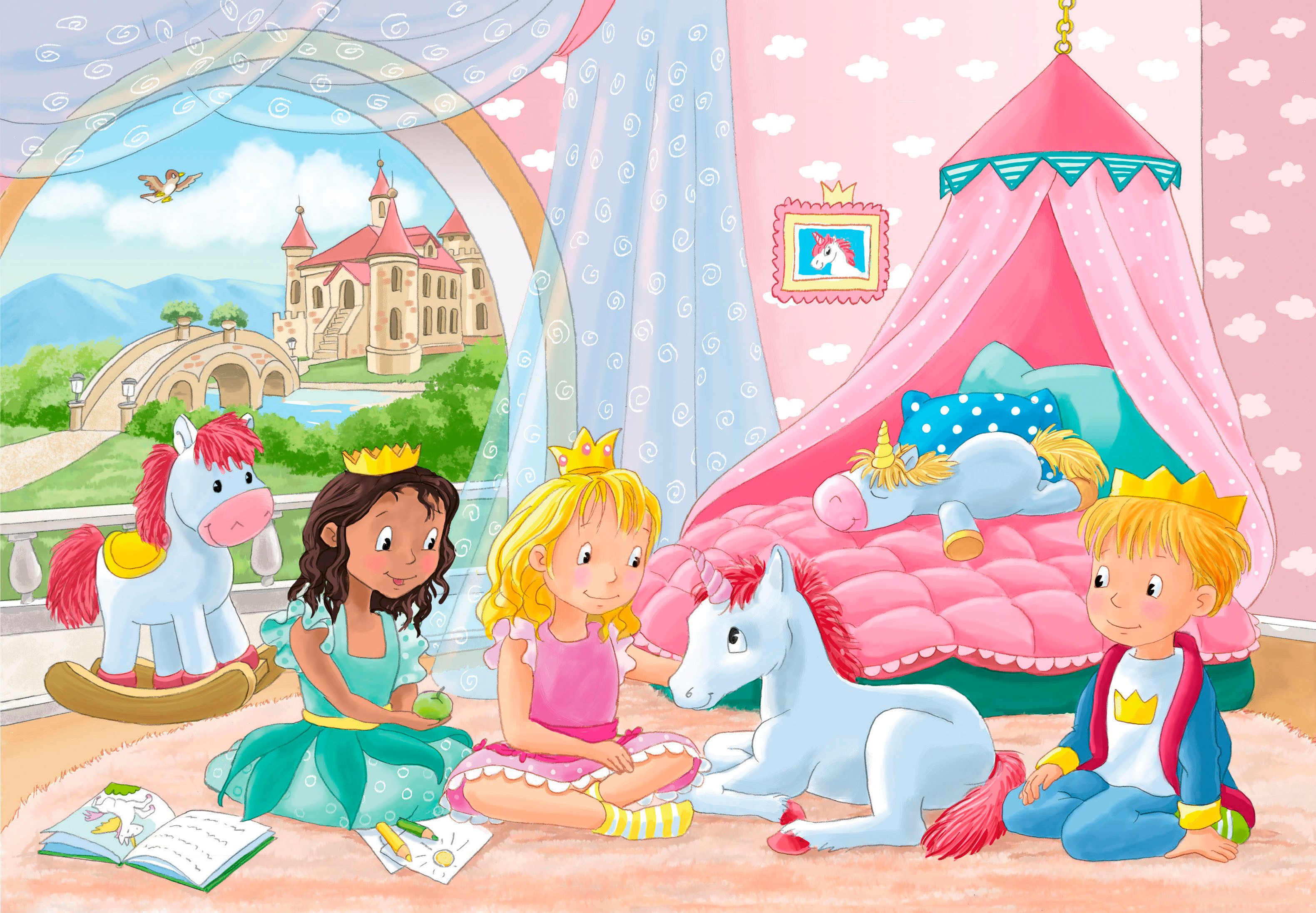 Ravensburger Puzzle Zauberhafte Freundschaft, 24 Puzzleteile, 2x12 Teile, M günstig online kaufen