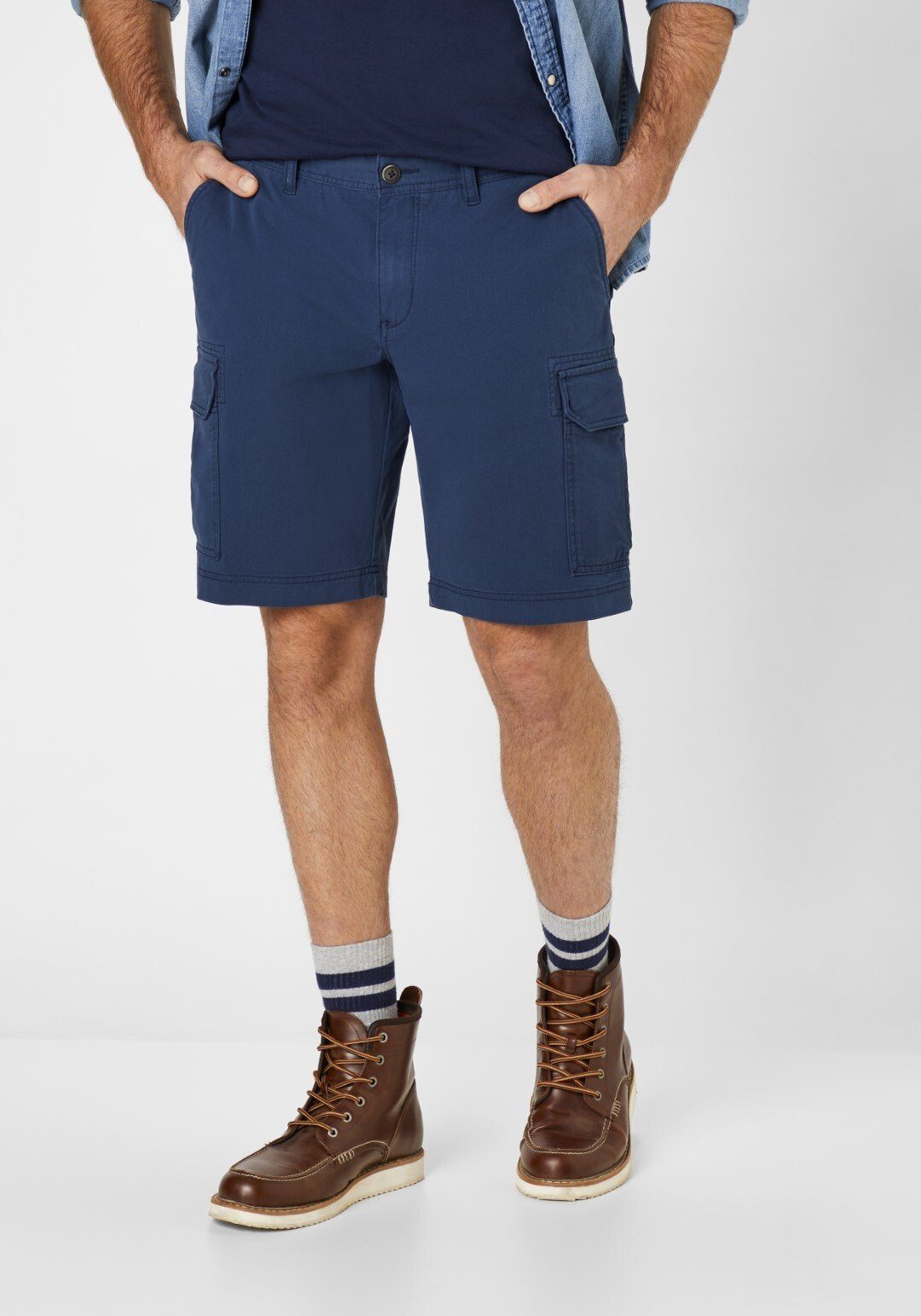 Redpoint Cargobermudas CALGARY Cargobermudas mit Super-Stretch Elastizität navy