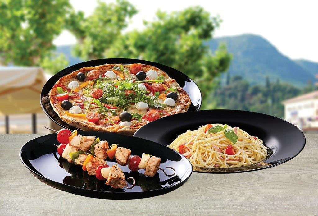 Luminarc Pastateller Essteller, (6 St), Teller Set für 6 Personen, Glas