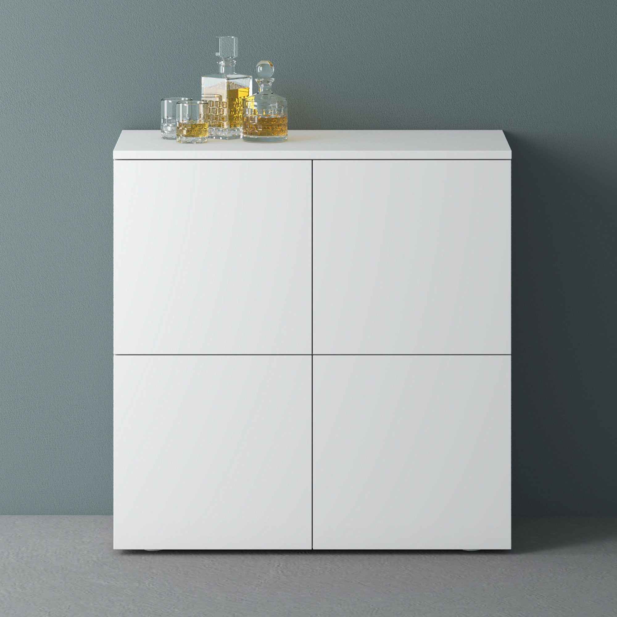 Mai & Mai Kommode Sideboard Holz Aufbewahrungsschrank Bodenstehend Möbel Schrank04