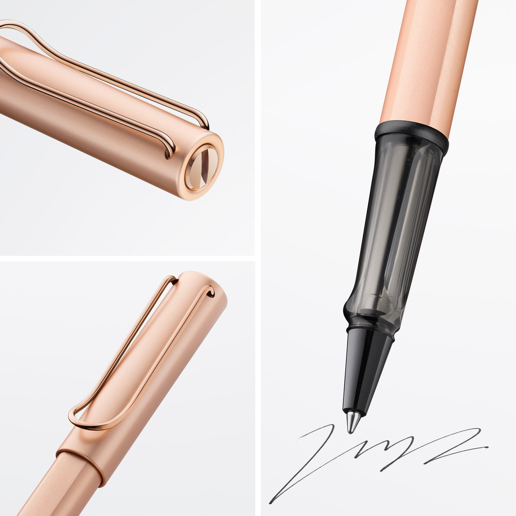 LAMY Tintenroller LAMY Lx rosegold Tintenroller Griff Alu Gehäuse Tintenrollermine M 63