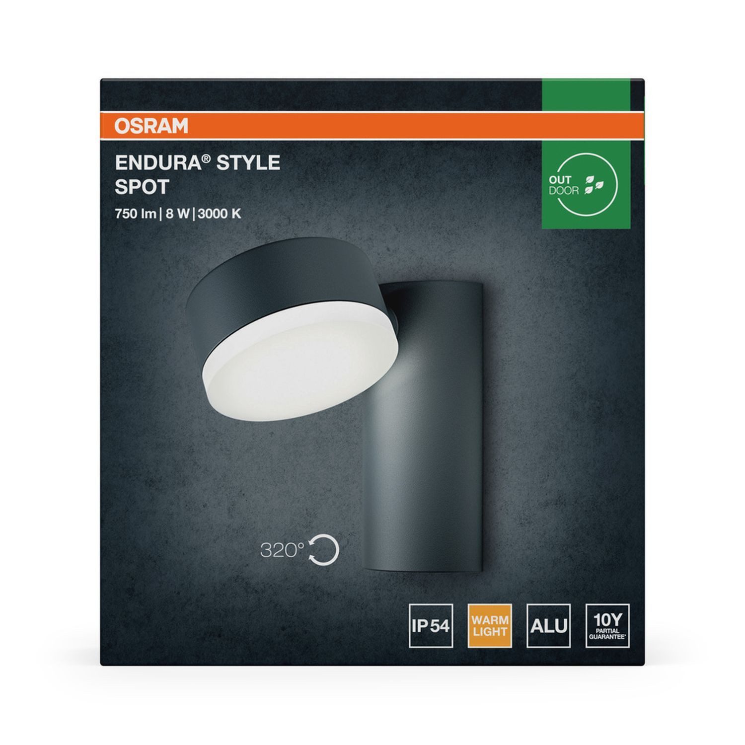 Licht-Erlebnisse Deckenstrahler GALESUN, LED fest integriert, Warmweiß, LED 3000 K 440 lm verstellbar Modern Außenleuchte