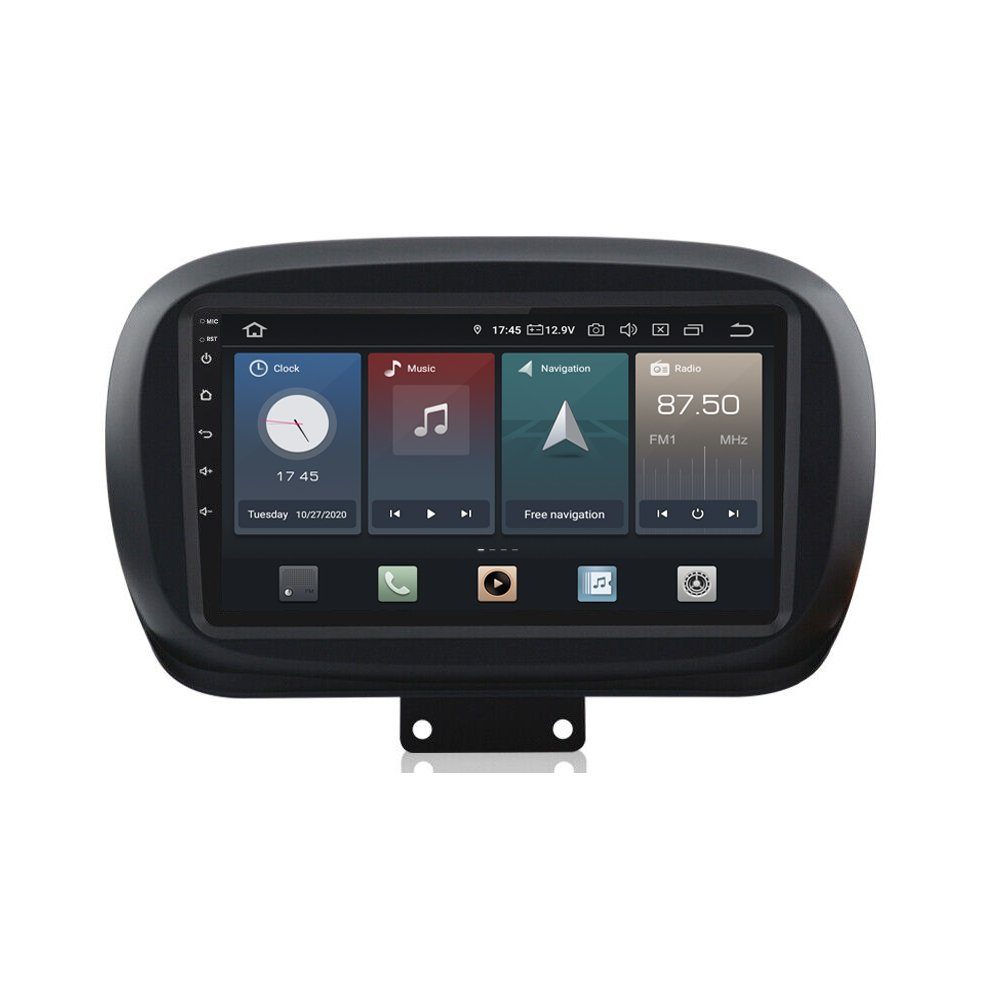 Für Fiat 500X 9"Touchscreen Android Autoradio GPS CarPlay AndroidAuto Einbau-Navigationsgerät