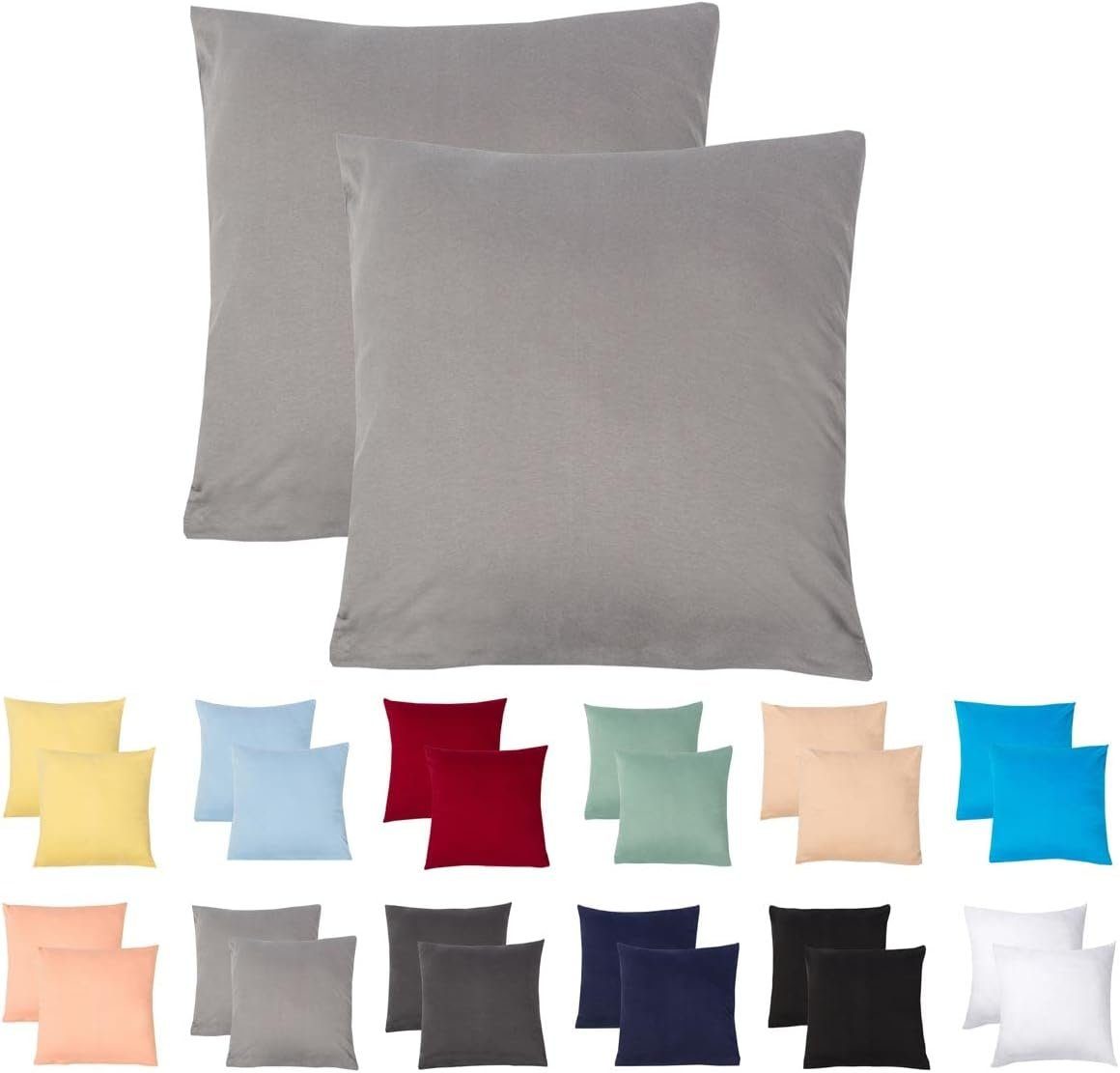 Maas Kissenbezug 2er Set 60x70 Cm – 100% Baumwolle, Hypoallergen, Waschbar