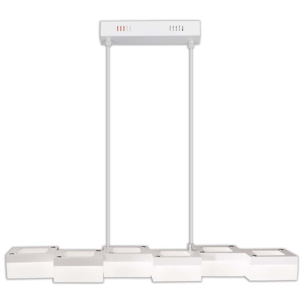 näve LED-Hängeleuchte, LED-Leuchtmittel fest verbaut, Warmweiß, Pendelleuchte Hängelampe LED Deckenleuchte Esszimmerleuchte Metall 30W