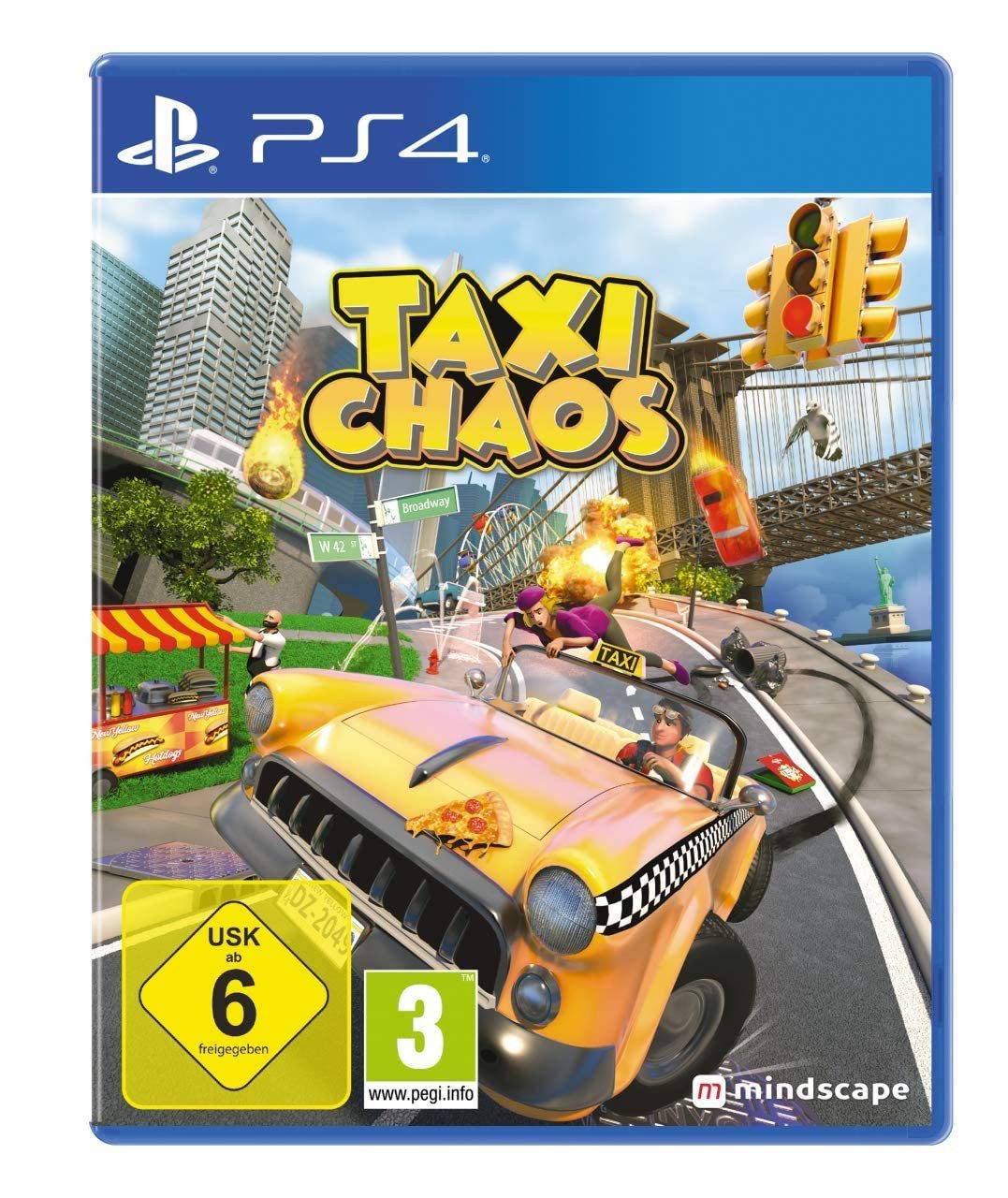 TAXI CHAOS - Die Total verrückte Auto Taxi Simulation - PS4 (Blu-ray Disc), PlayStation 4