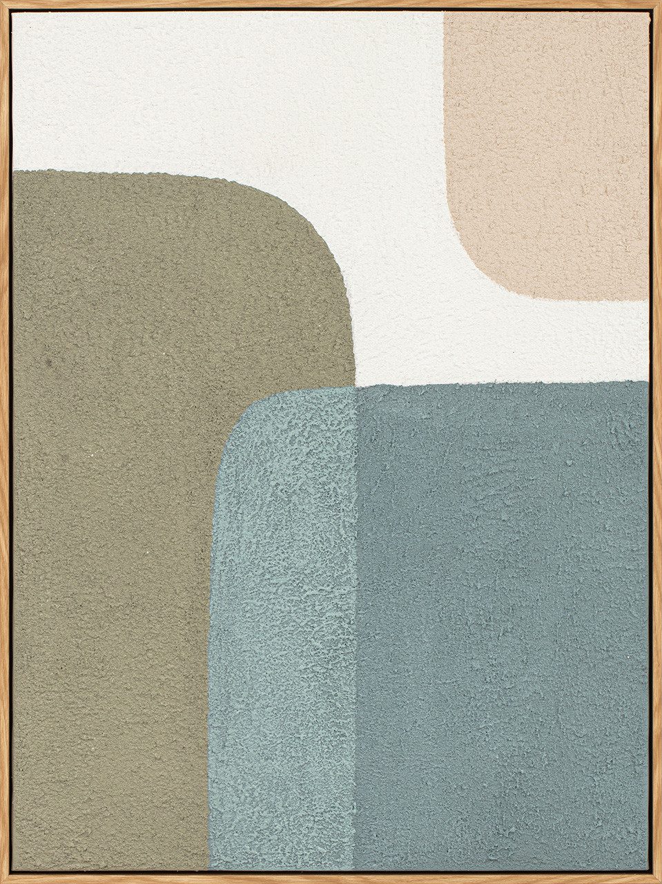 ArtUniverse Gemälde Leinwandbild Bauhaus I 60 x 80 cm, Abstrakt