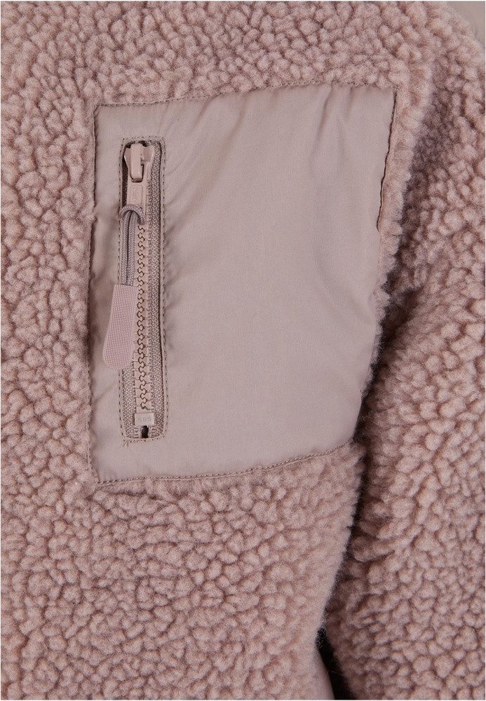 URBAN CLASSICS Wolljacke Girls Sherpa Mix Jacket – Bild 5 von 5