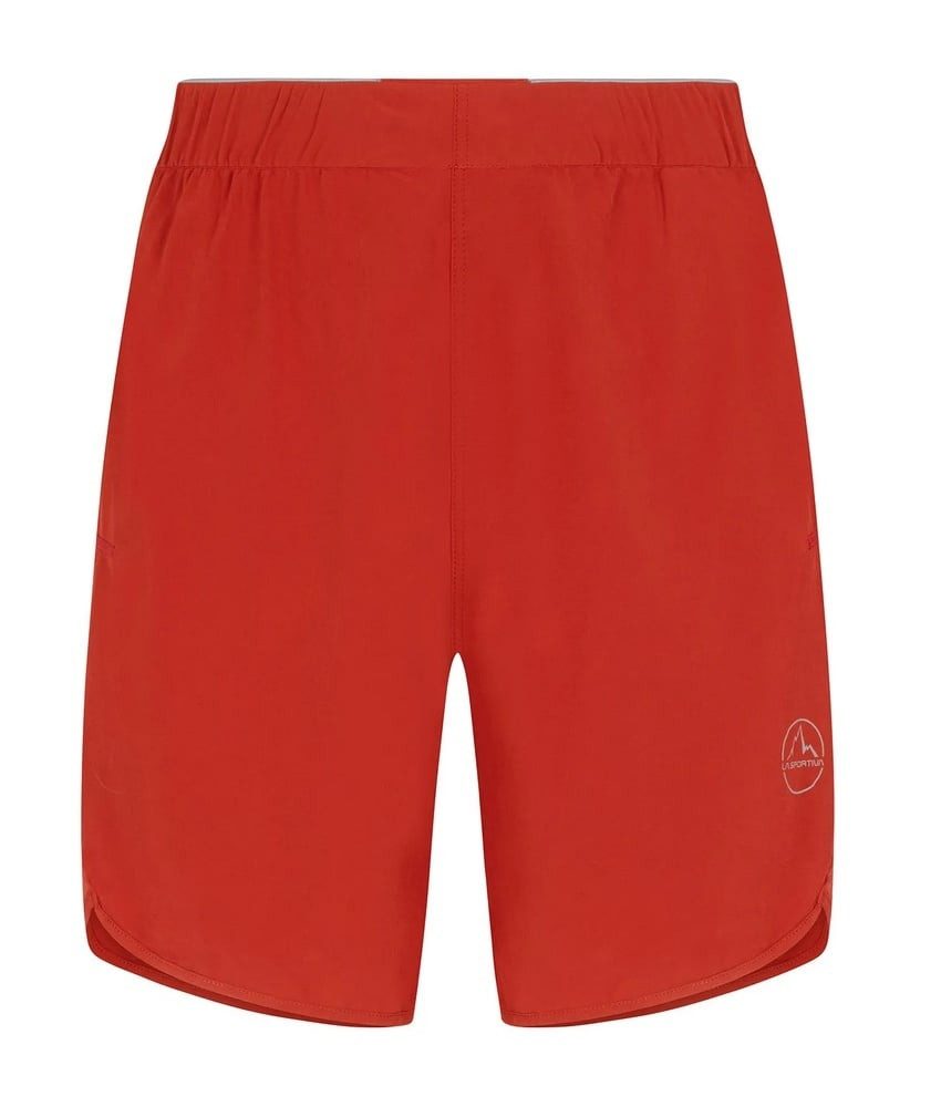 La Sportiva Trekkinghose Trail-Laufhose Rider Short (integrierte Innenhos) orange Herren