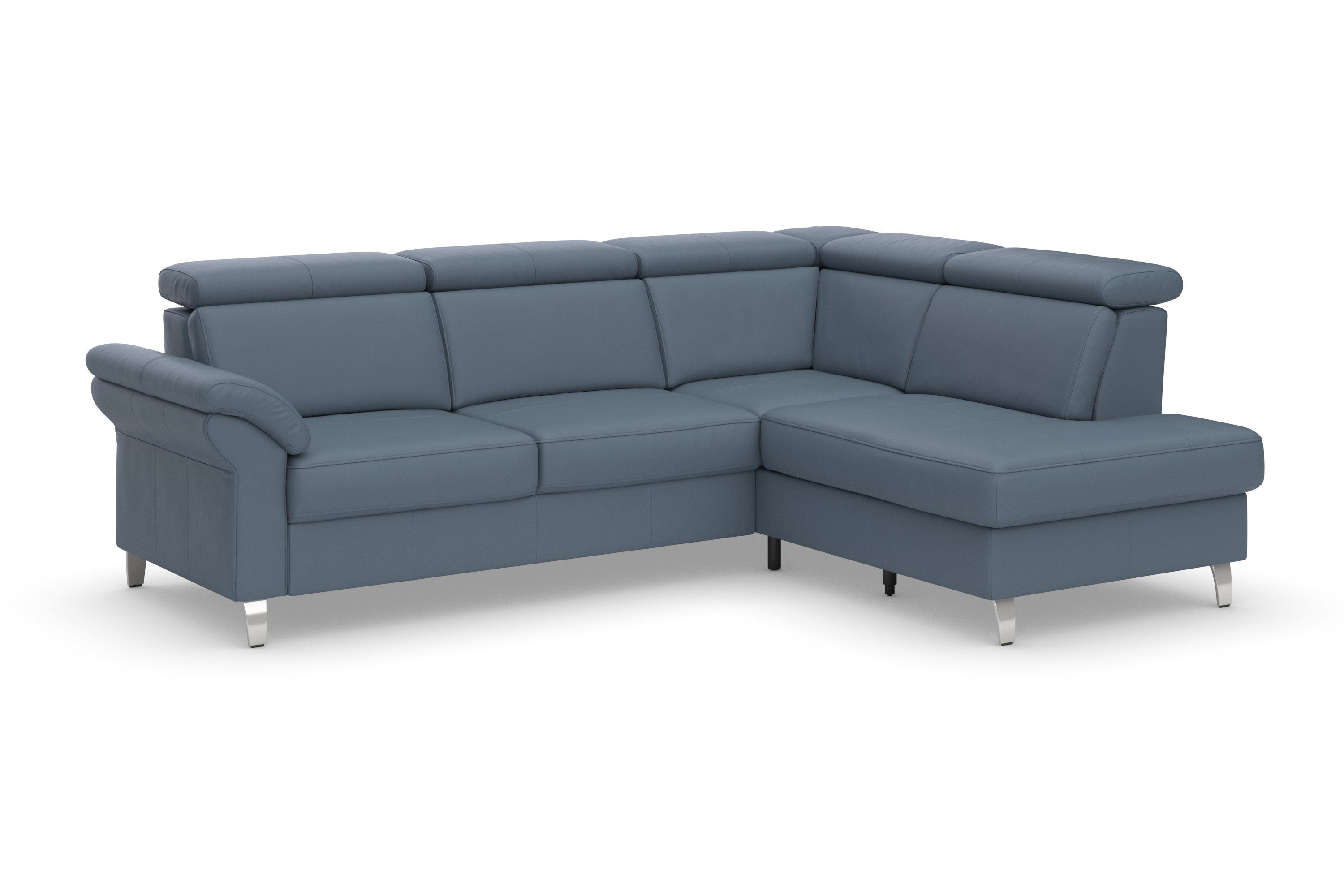 sit&more Ecksofa Arngast L-Form, inklusive Kopfteilverstellung und Federkern