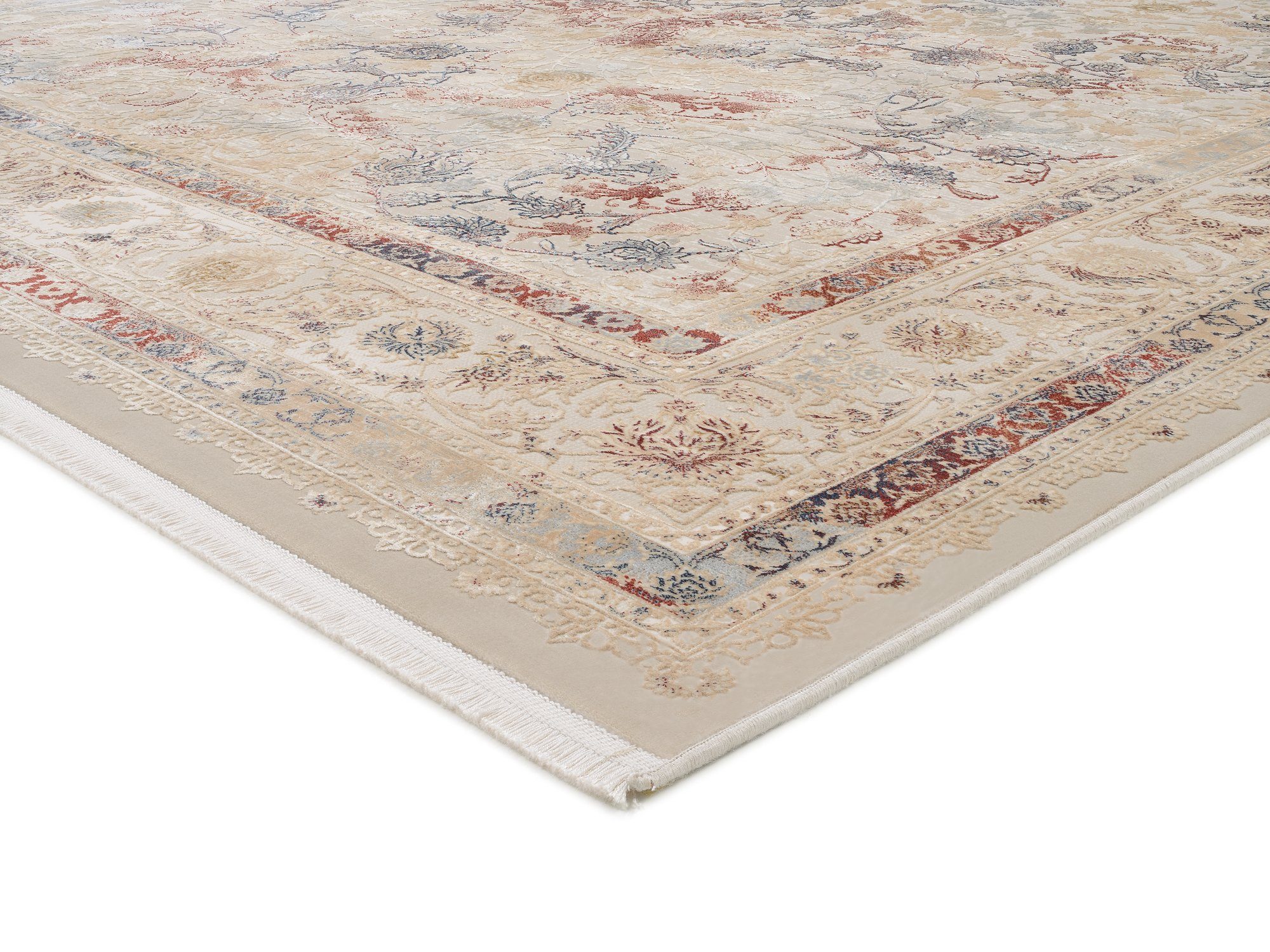 OCI DIE TEPPICHMARKE Teppich MYSTIC LIMITED, rechteckig, Höhe: 7 mm, florale Muster in 3D-Optik, maschinell gewebt, Viskose