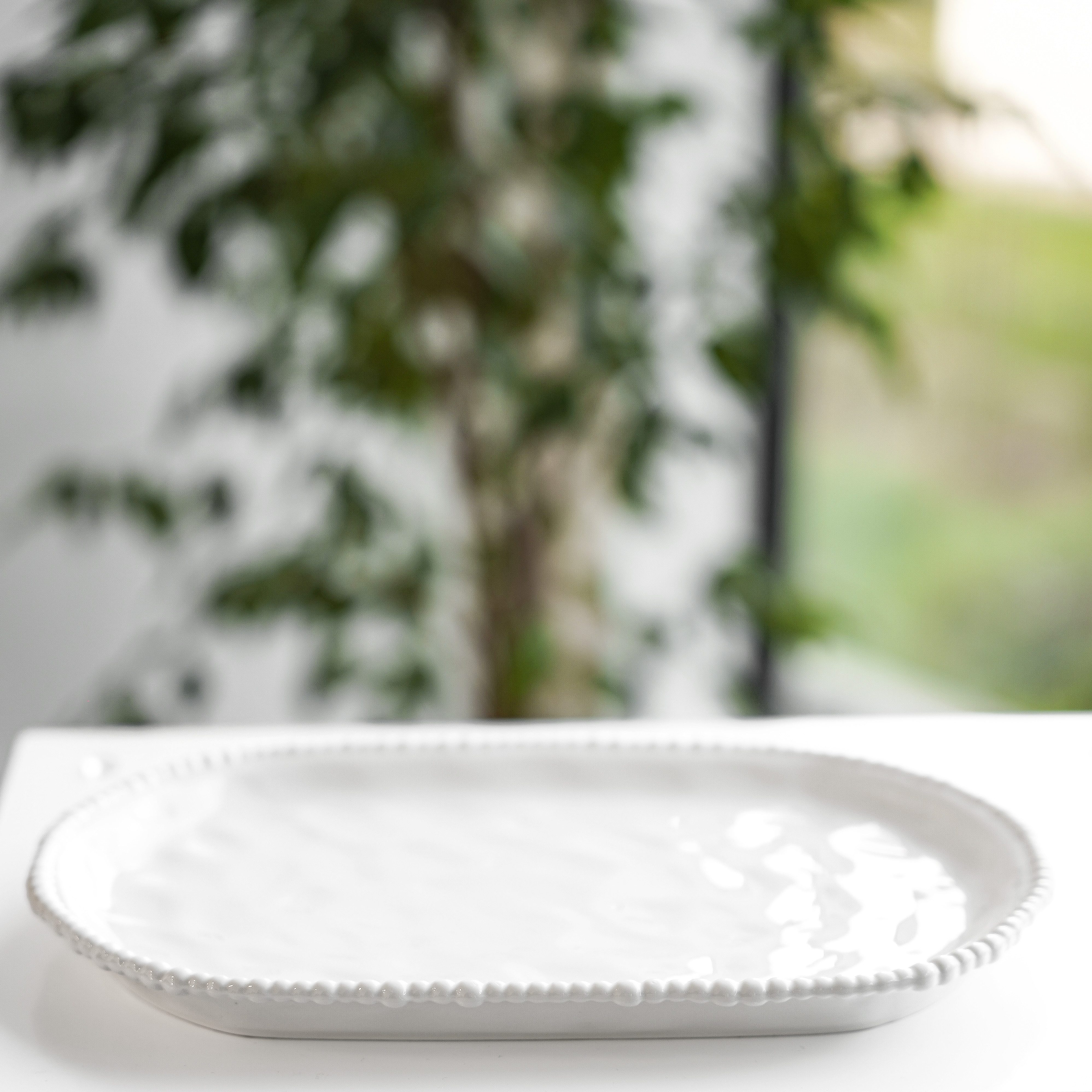 Almina Schale Pearly Servierschale aus hochwertigem Porzellan - Elegant & zeitlos, Porzellan, (Packung, 1-tlg) – Bild 3 von 4