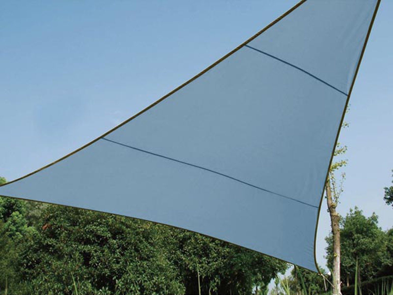 PEREL Sonnensegel, kleines dreieckiges 5,6m² Sonnenschutz-Segel Blau  Terrassen-Überdachung & Balkon online kaufen | OTTO