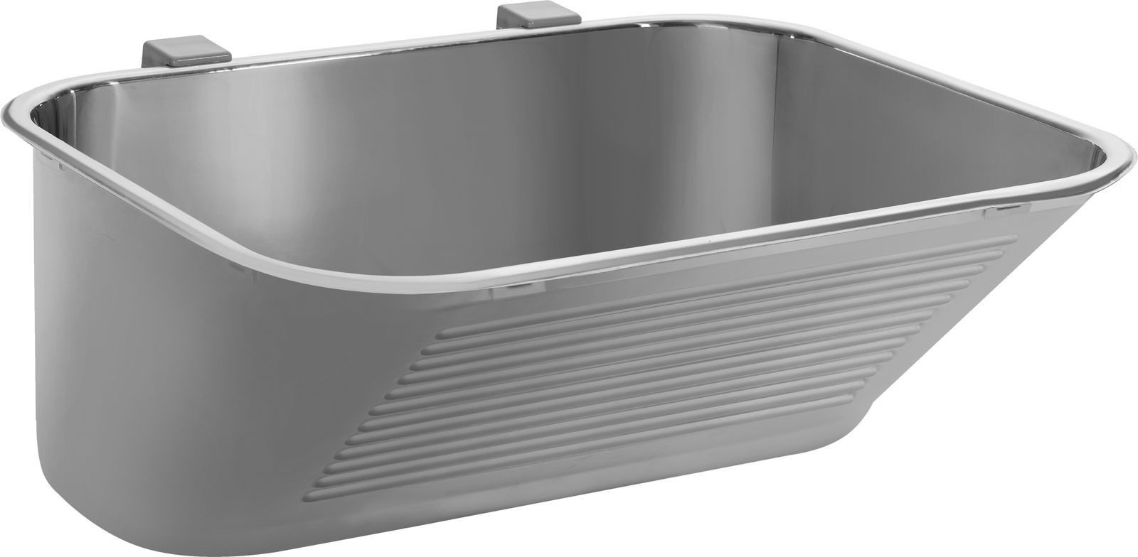 Deante Waschbecken Spülbecken 1-Becken Einbau oder Wandmontage, Satin