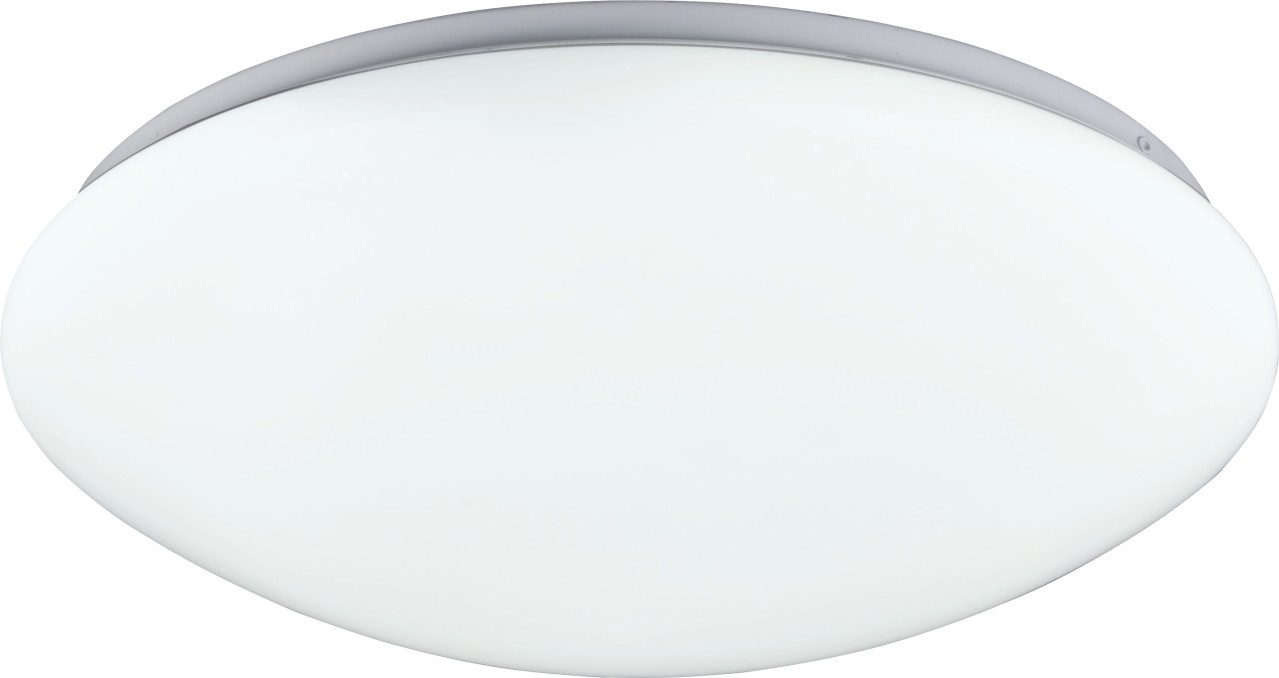 TRIO Leuchten Deckenleuchte Trio Leuchten LED Deckenleuchte Lukida 18W, weiß, Inkl. Leuchtmittel, Dimmbar nicht Smart Home-fähig ohne Bewegungsmelder