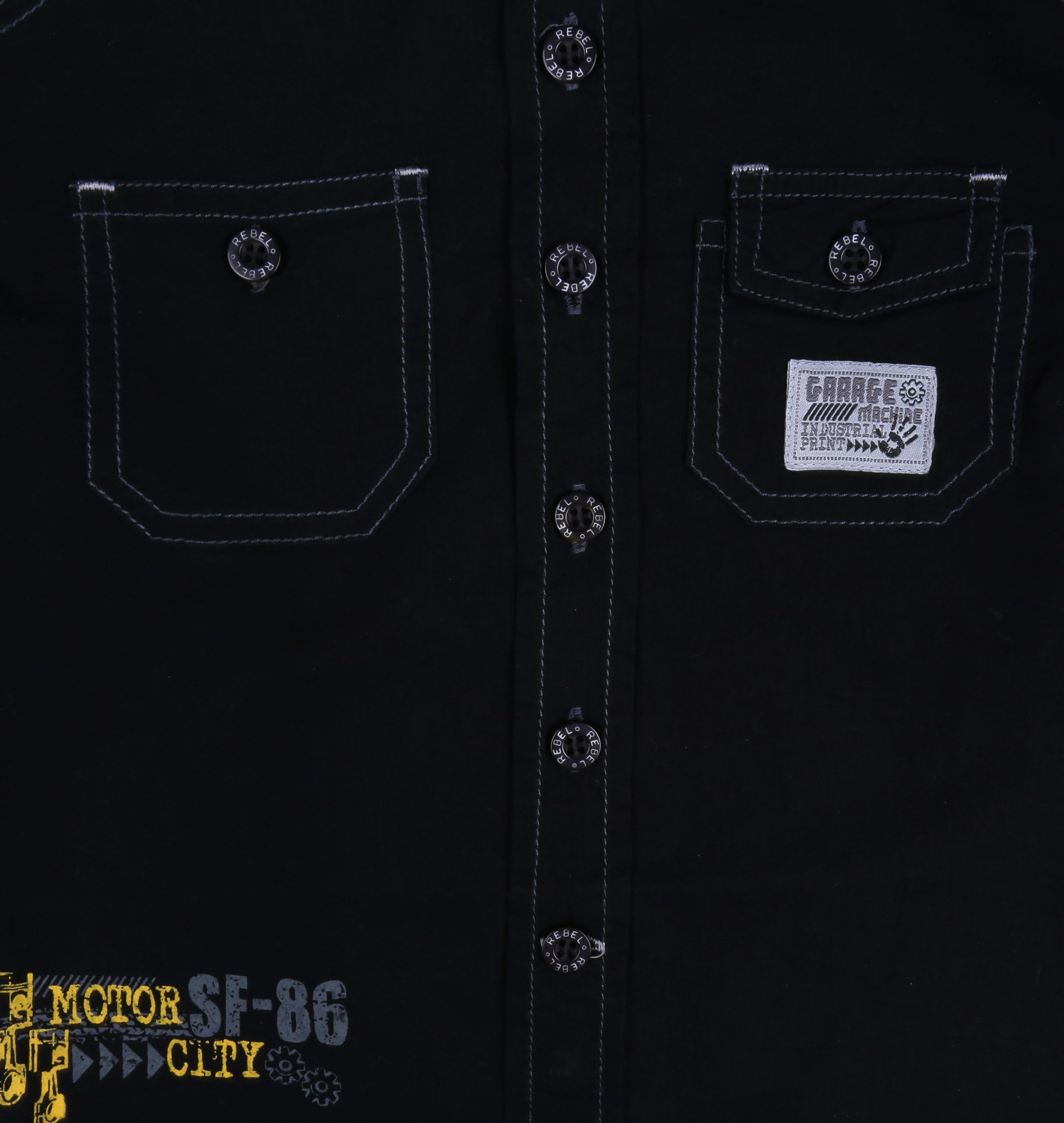 Sarcia.eu Frackhemd Schwarzes Hemd 2-3 Jahre