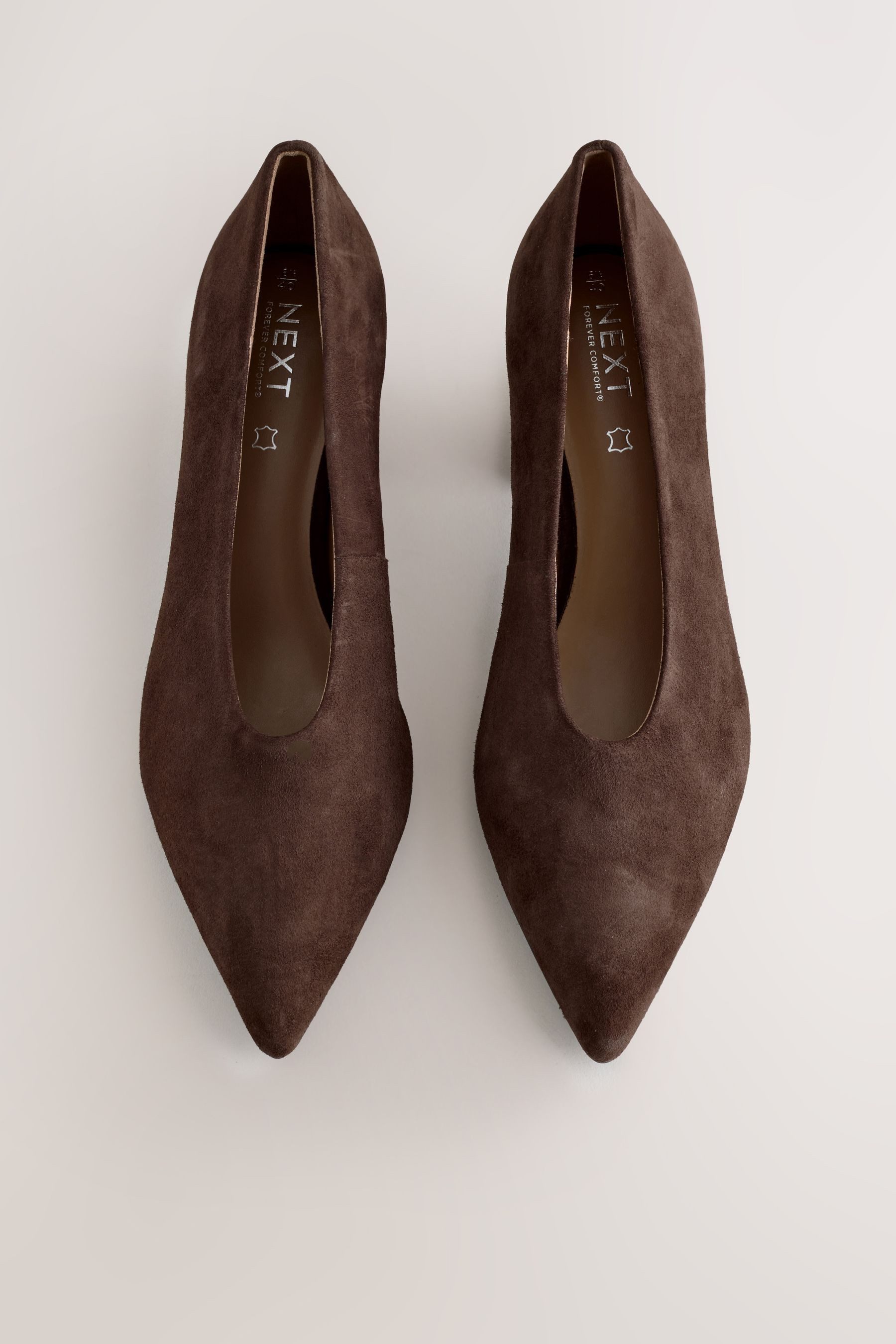 Next Forever Comfort® spitze Lederstiefel, Blockabsatz Pumps (1-tlg) günstig online kaufen