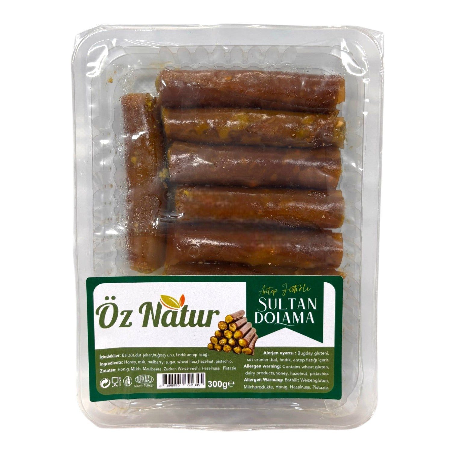 Öz Natur Süßigkeit, Sultan Pistazienrolle 300g