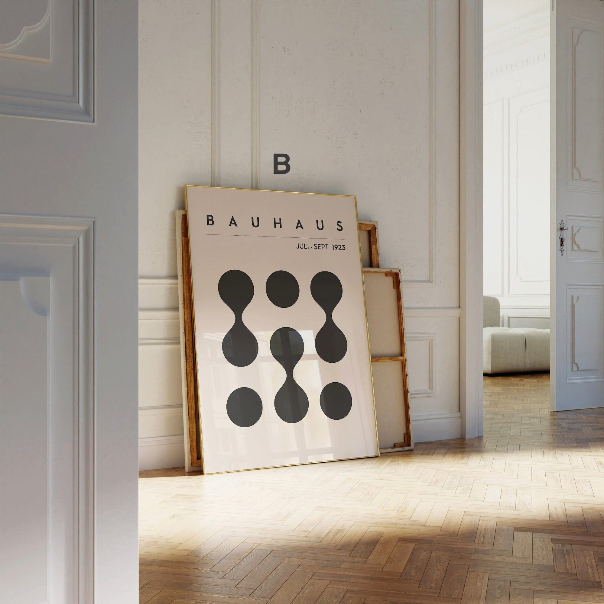 JUSTGOODMOOD Poster Premium ® Bauhaus Ausstellung günstig online kaufen
