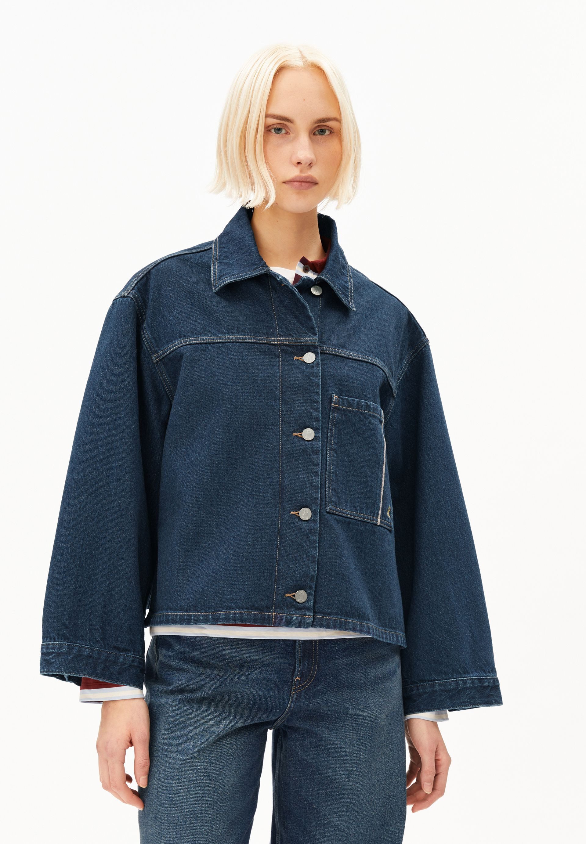 Armedangels Jeansjacke SELVEDGE Jeansjacke aus 100% Bio-Baumwolle Relaxed Fit