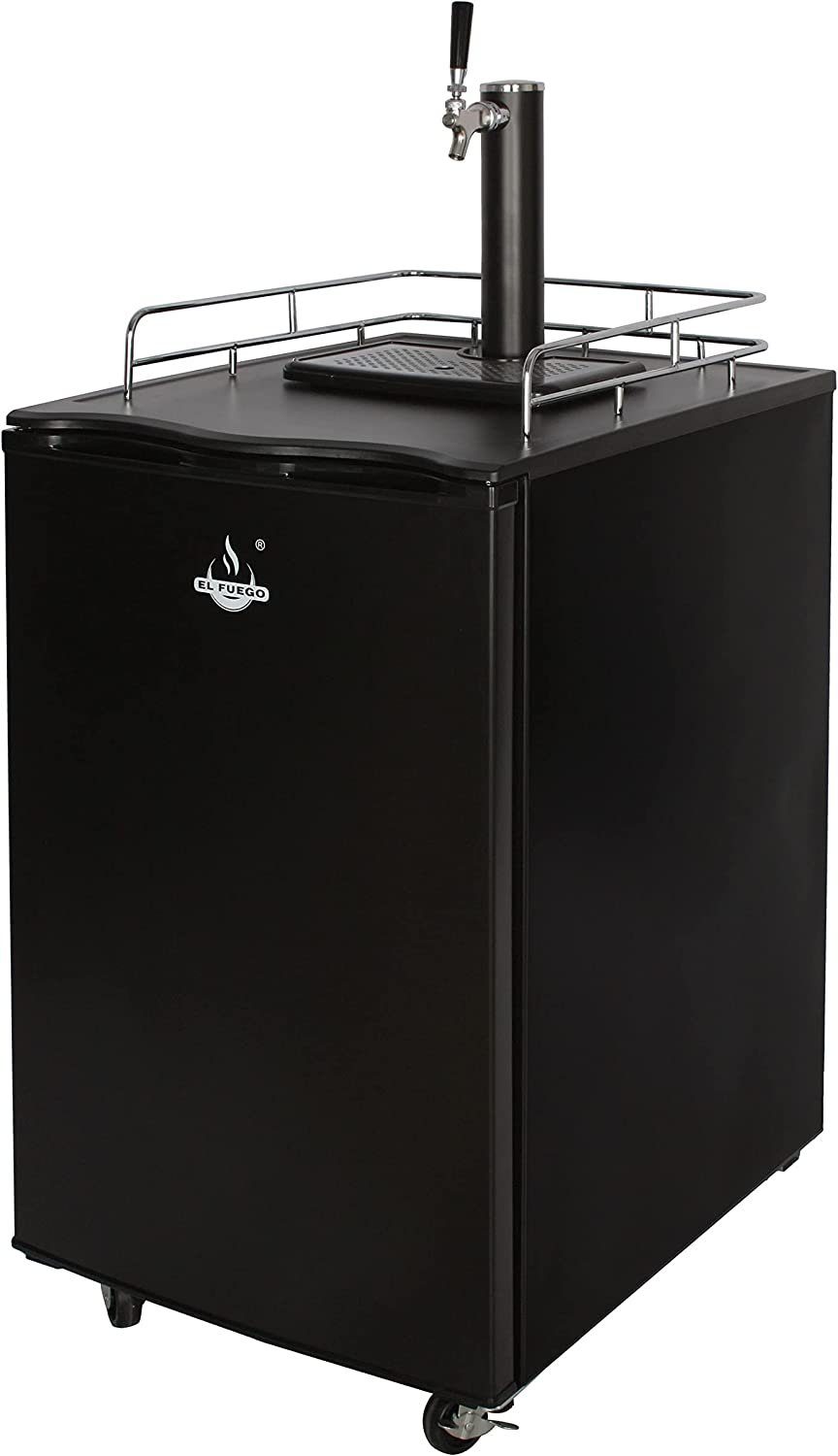 El Fuego Bierzapfanlage El Fuego® Bierfasskühler mit Zapfanlage, inkl. Gasflasche