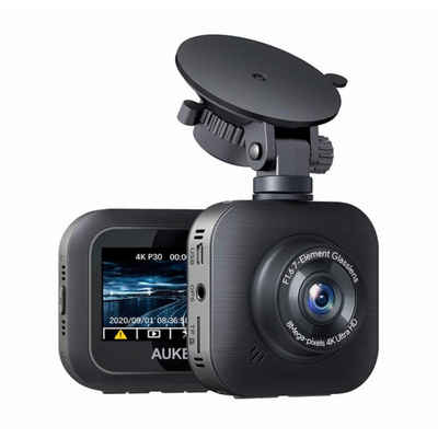 AUKEY KFZ-Dashcam: Full-HD-WiFi-Recorder, G-Sensor, 170°-Winkel, 4K-Qualität Dashcam (4K, siehe Bild, 4K-Aufnahme, 170°-Weitwinkel, Notfallaufzeichnung)