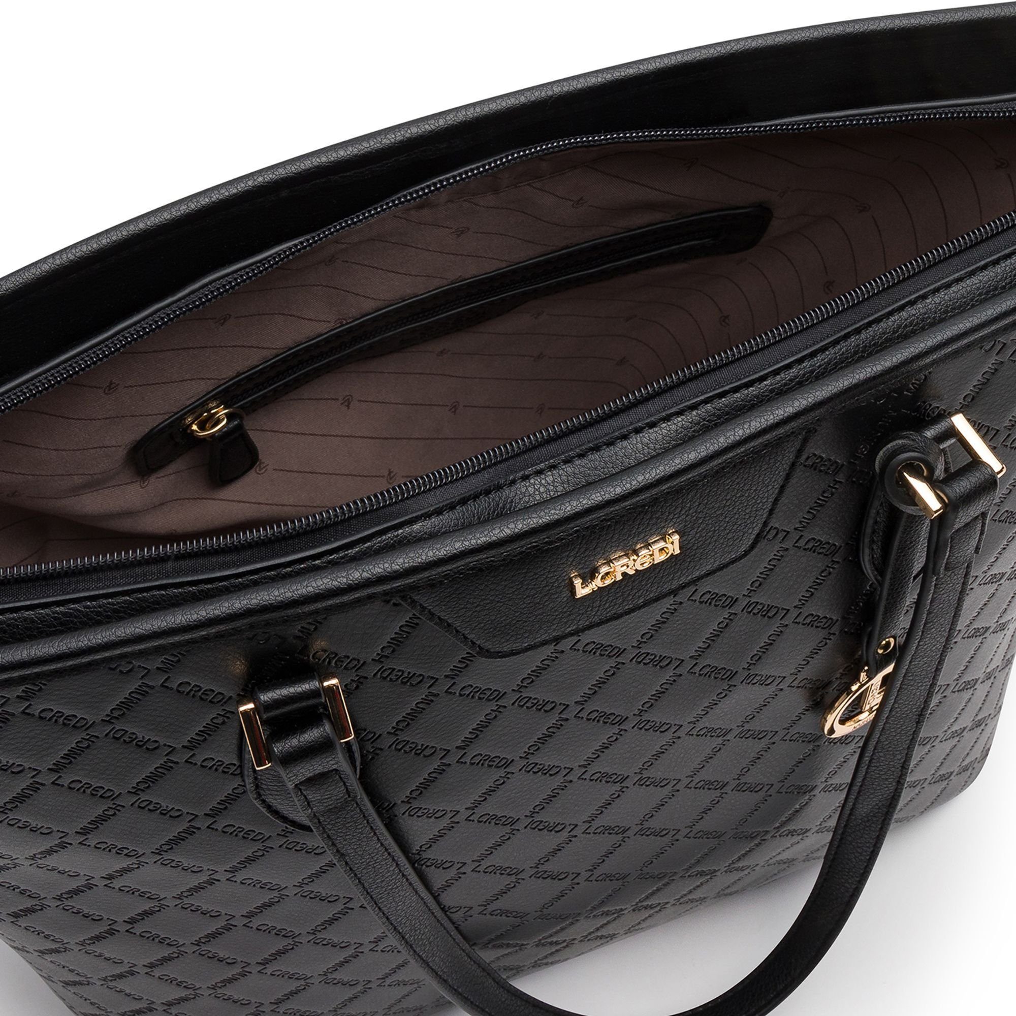 L. CREDI Shopper Filiberta, Kunstleder