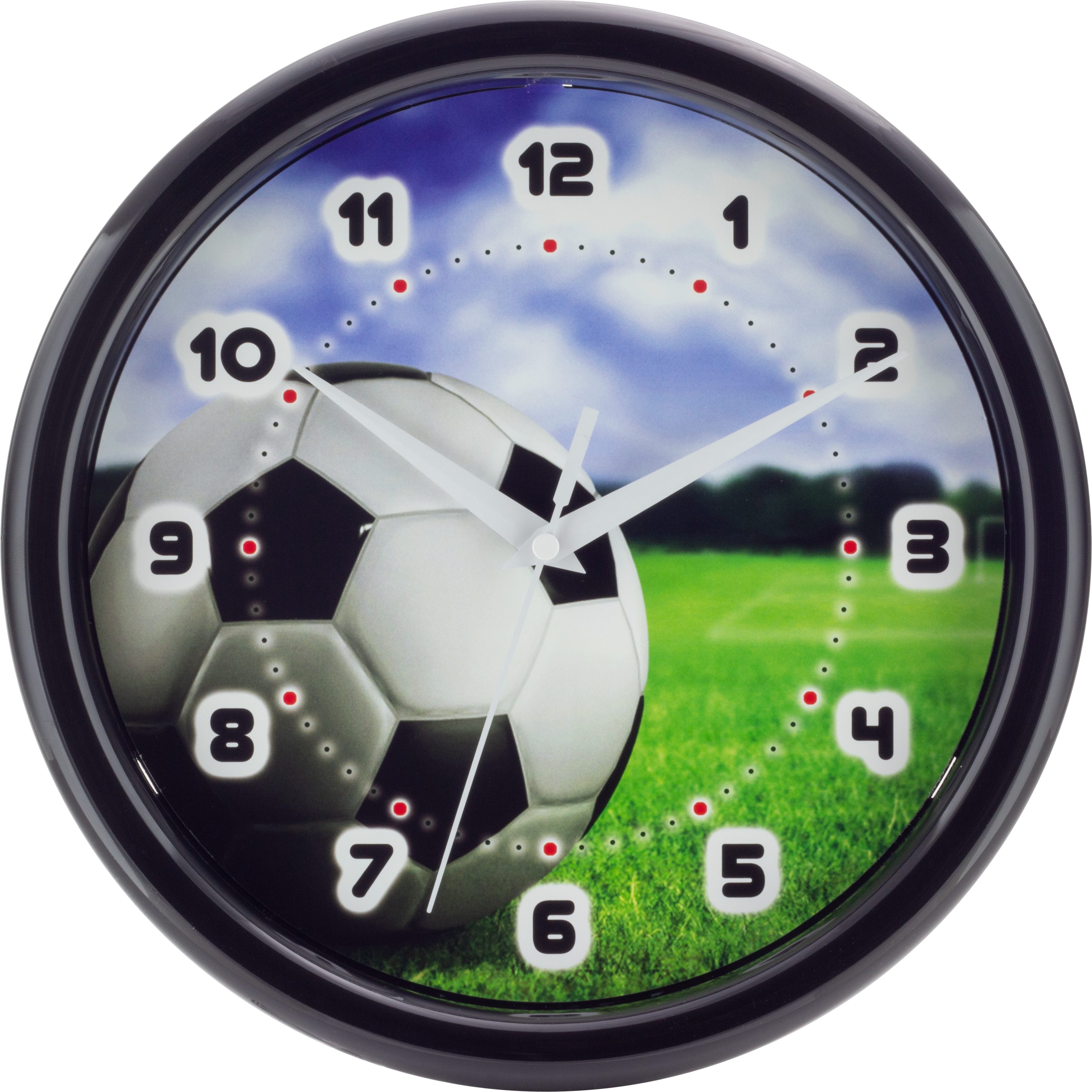 EUROTIME Wanduhr EUROTIME 82303-05 Kinder Quarzwanduhr mit schleichender Se günstig online kaufen