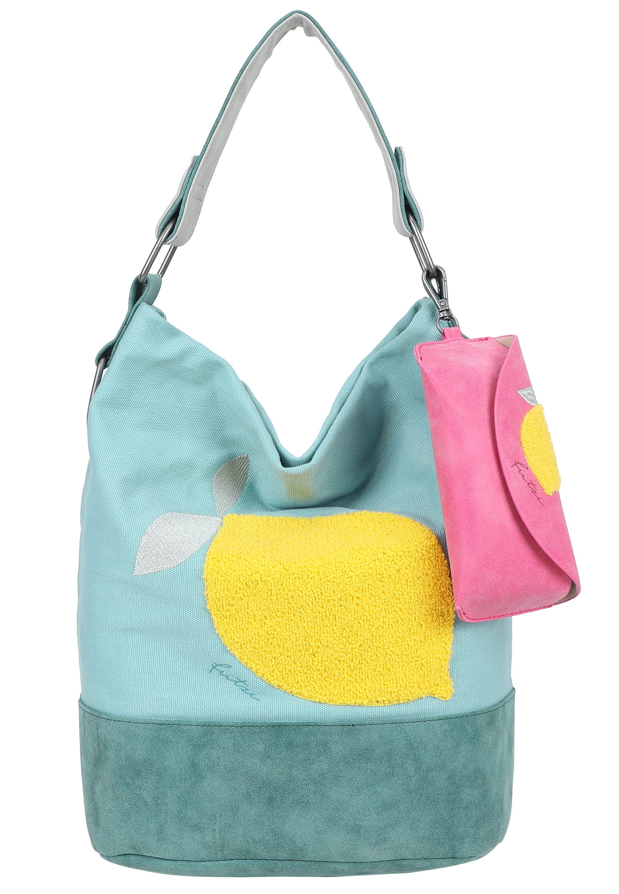 Fritzi aus Preußen Henkeltasche Izzy07 Limited Squeezy Lemon, im sommerlichen Design