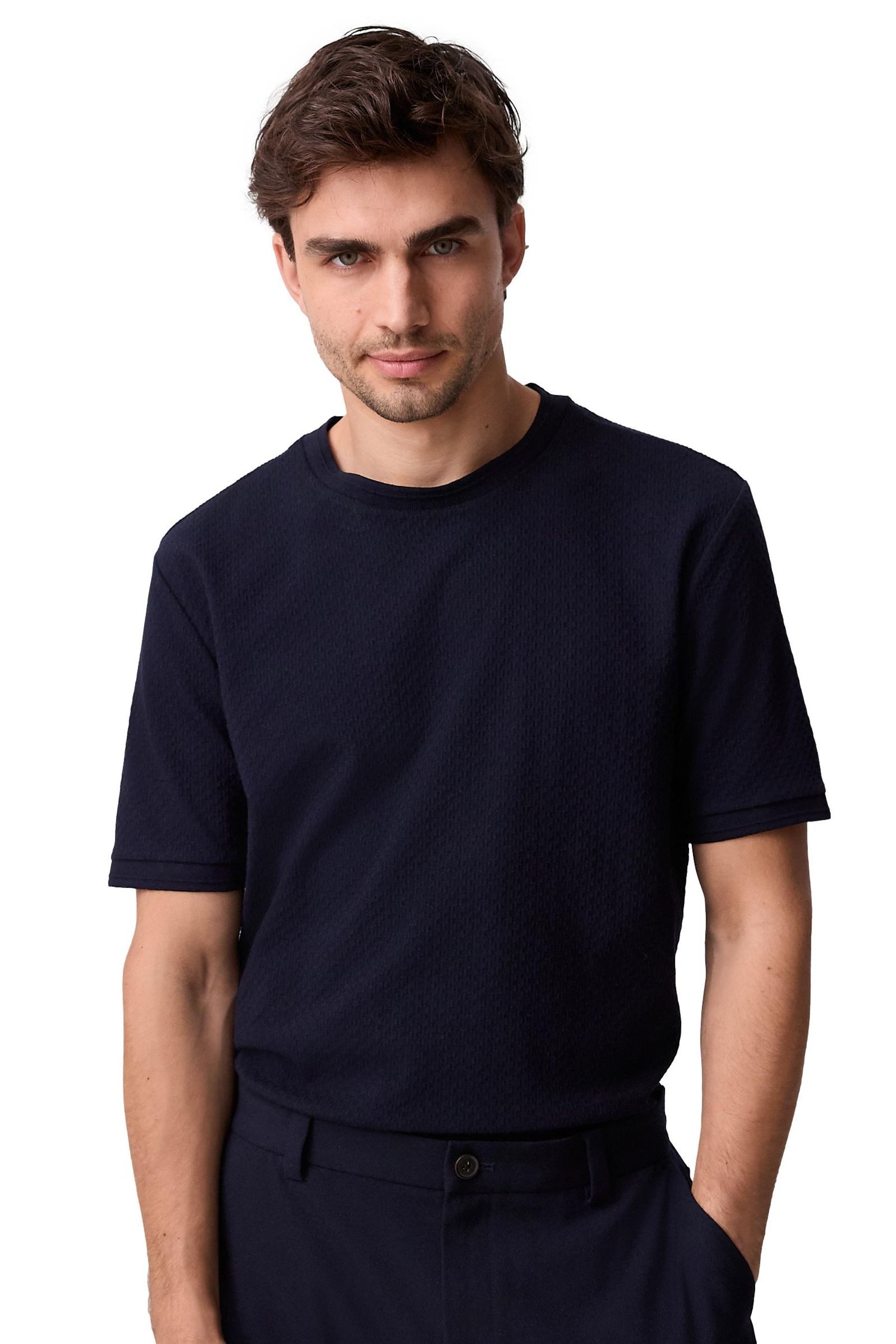 Next T-Shirt Strukturiertes T-Shirt (1-tlg) günstig online kaufen
