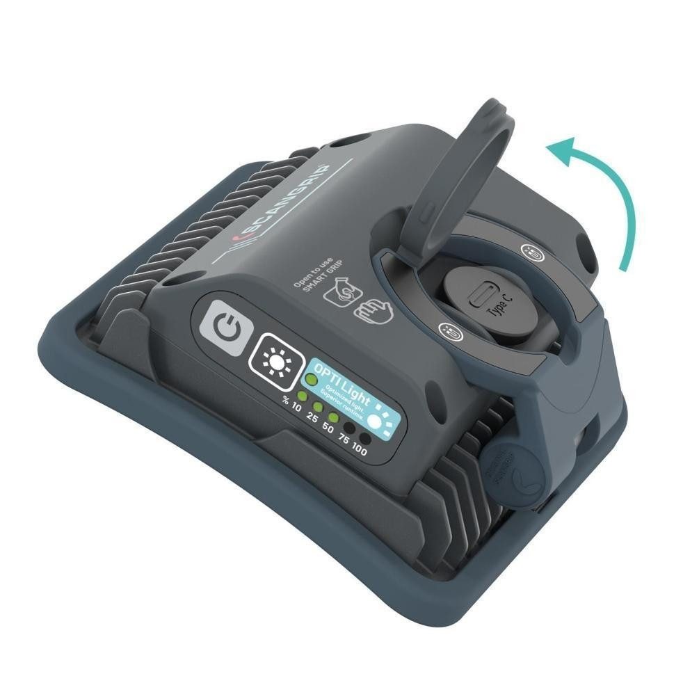 Scangrip Arbeitsleuchte Nova Mini kompakter Flutlichtstrahler 1000 Lumen m, LED fest integriert, Neutralweiß