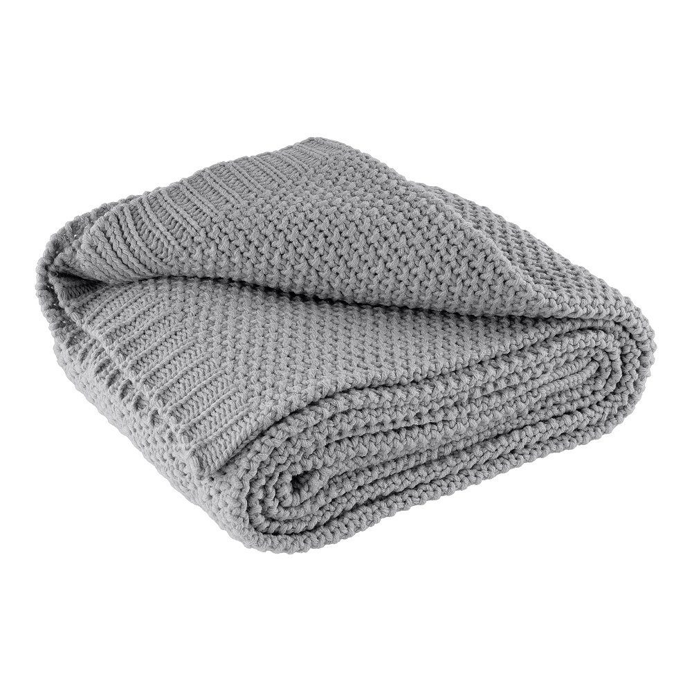 Wohndecke Strick, wometo, OEKO-TEX®, Kuscheldecke mit günstig online kaufen