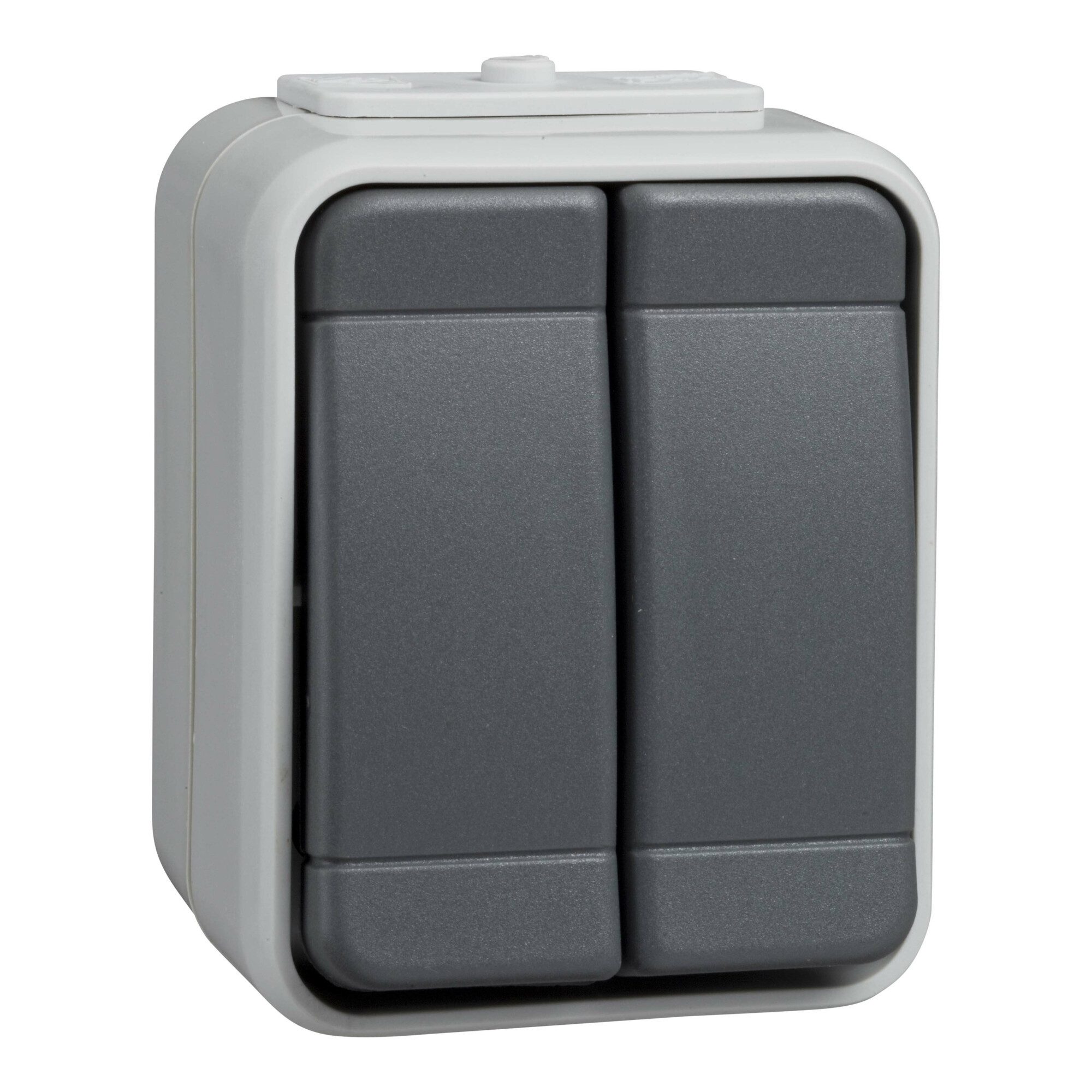ELSO Elso Doppeltaster lg/dg 10A AquaTop 442509 Wandtaster