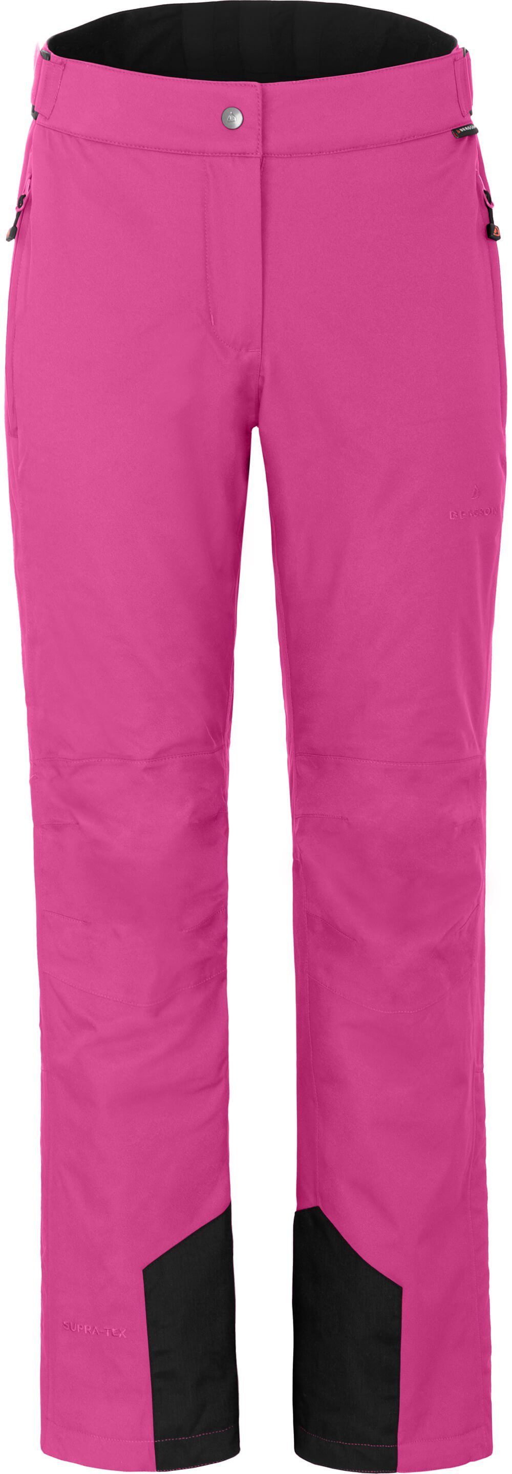 Bergson Skihose LIVE Damen Skihose, wattiert, 12000 mm Wassersäule, Normalgrößen, pink