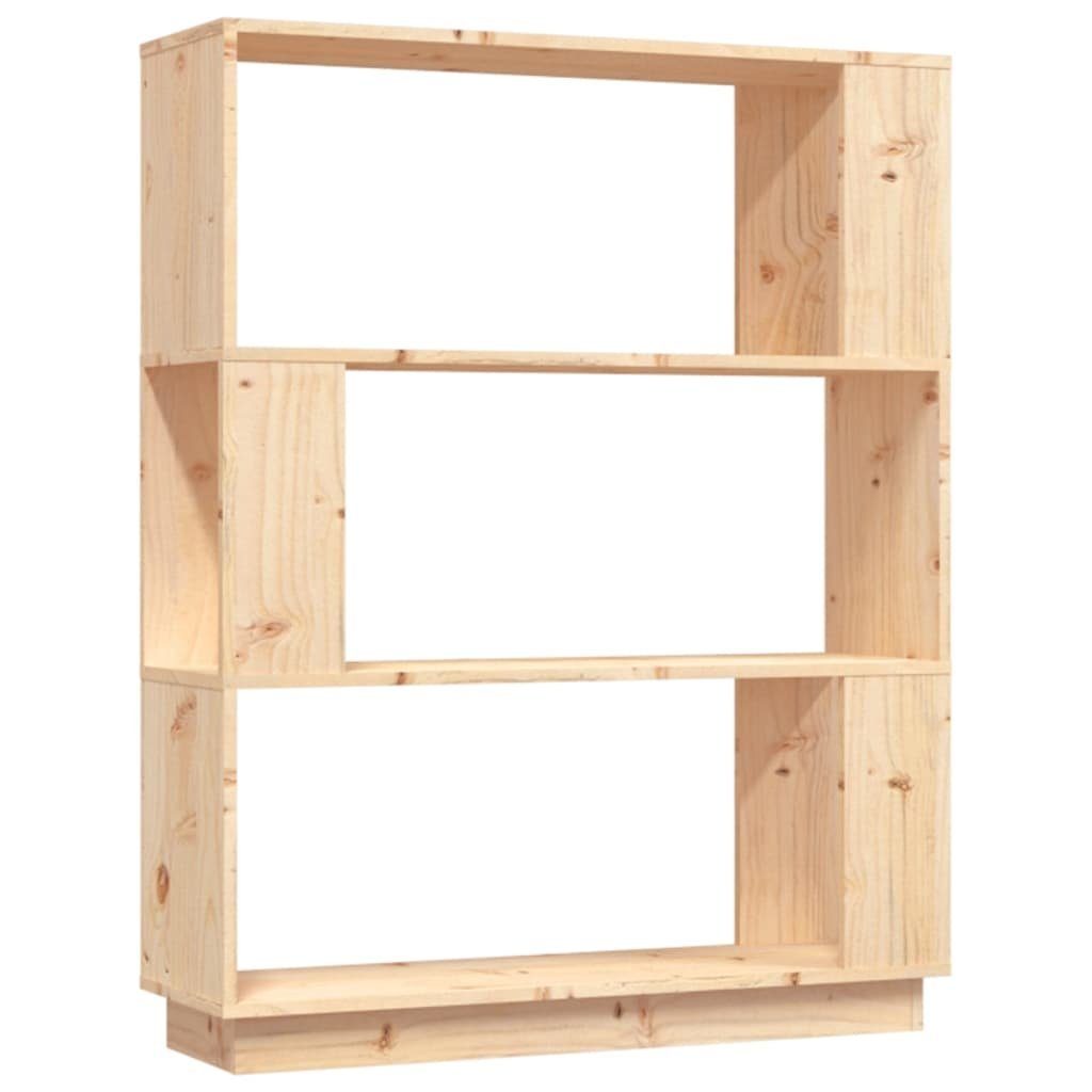 vidaXL Regal NA Raumteiler Bücherregal 80x25x101 cm Massivholz Kiefer für stilvolle