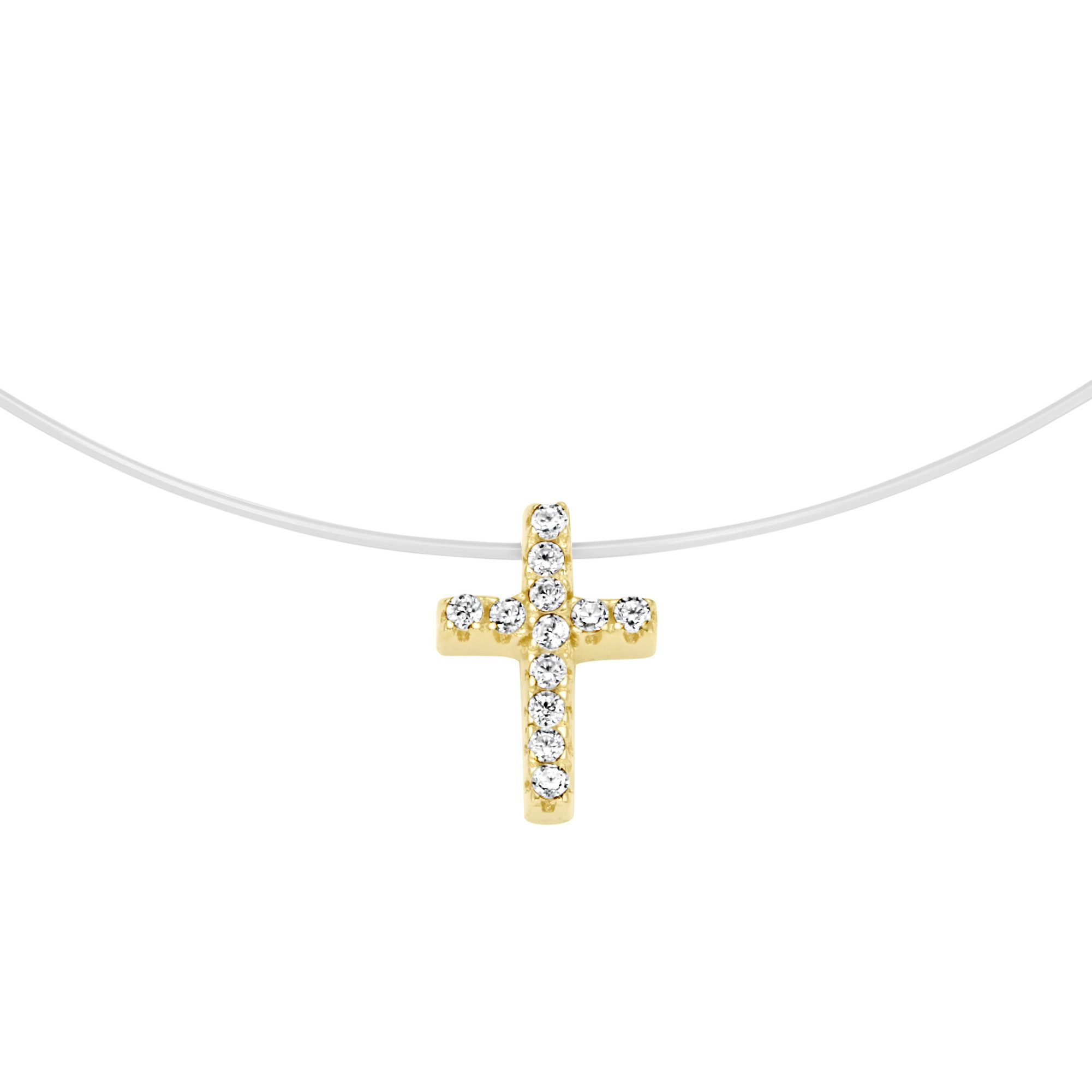 Smart Jewel Collier Anhänger Kreuz, Silber günstig online kaufen
