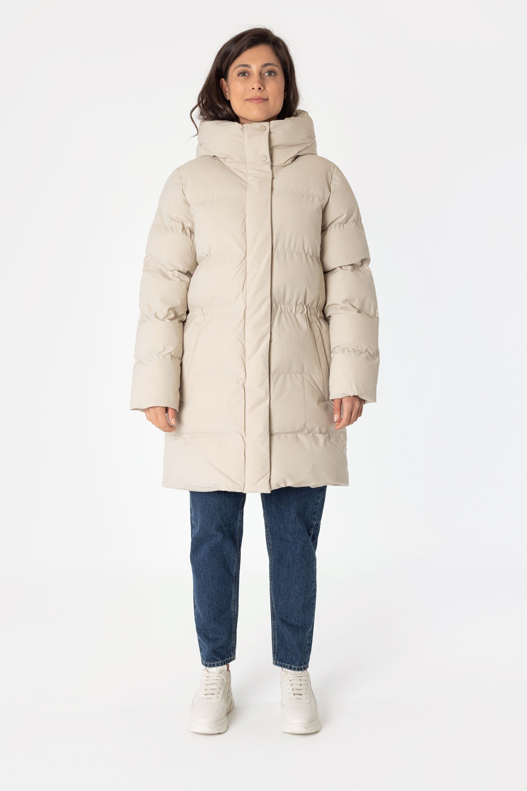 elvine Winterjacke Vesper mit Reißverschluss Beige