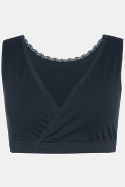 Ulla Popken Bustier Bellieva-Still-Bustier Spitze nahtlos Biobaumwolle