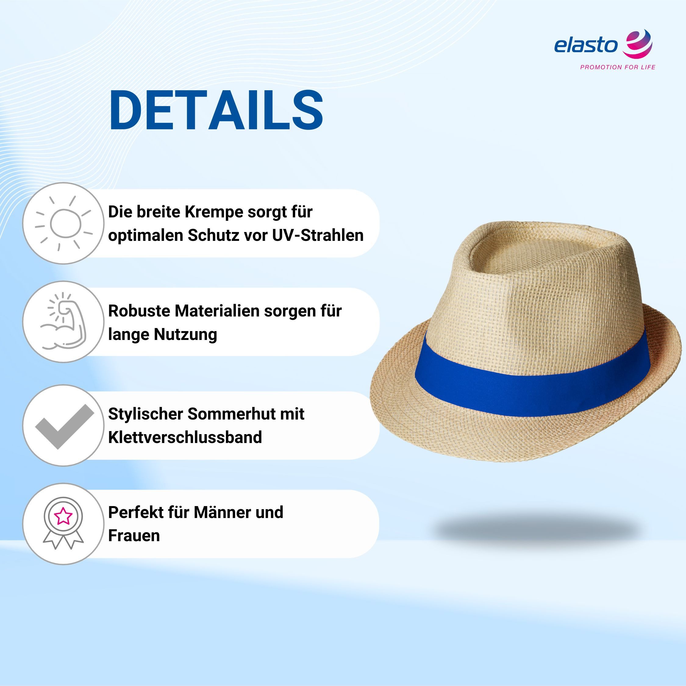 elasto Schirmmütze Sommerhut SALVADOR Sonnenhut Damen günstig online kaufen