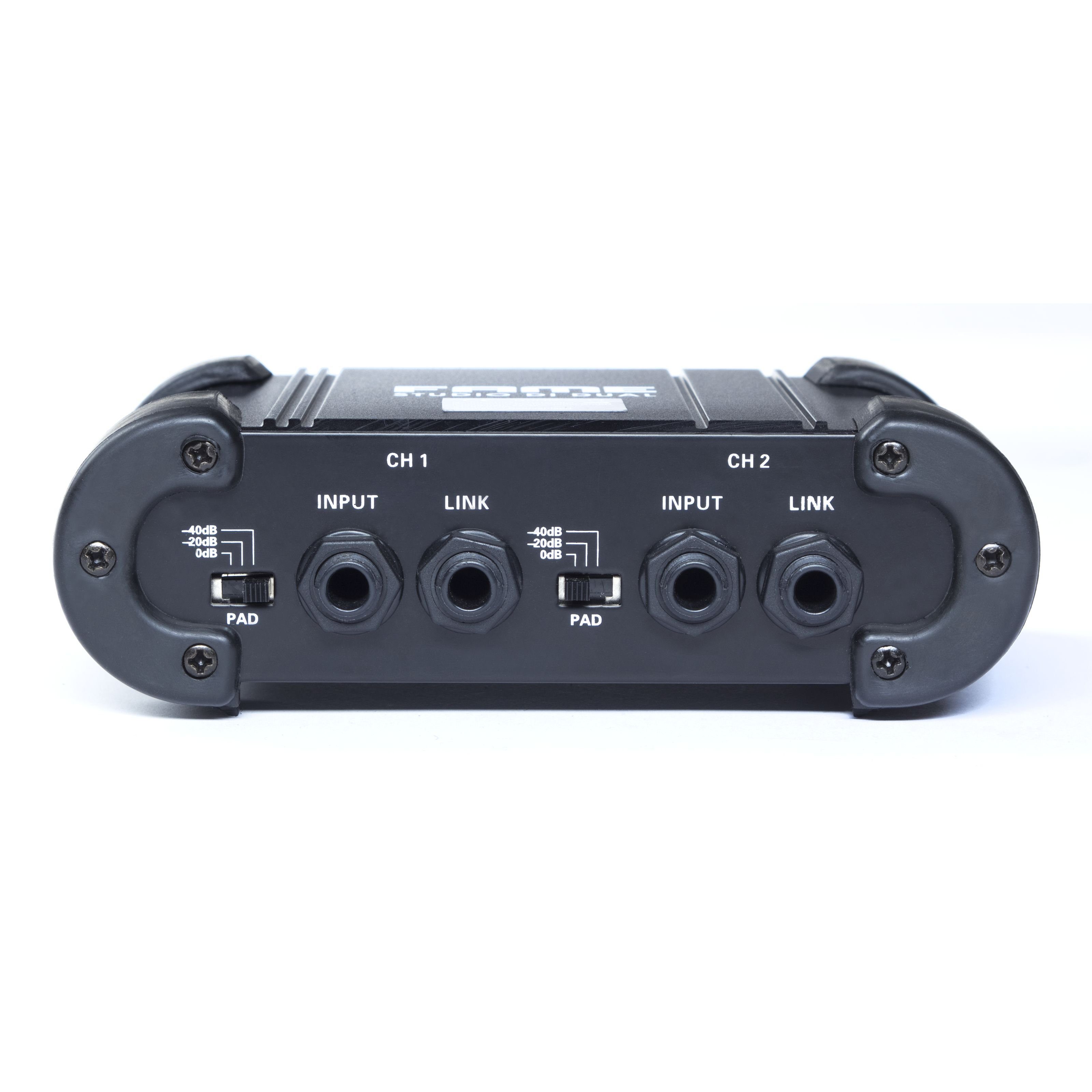 FAME Audio-Wandler, (Audio Studio DI Dual, Studio Hardware, DI-Boxen), Audio Studio DI Dual, DI Box für Studioaufnahmen, Dual Channel DI