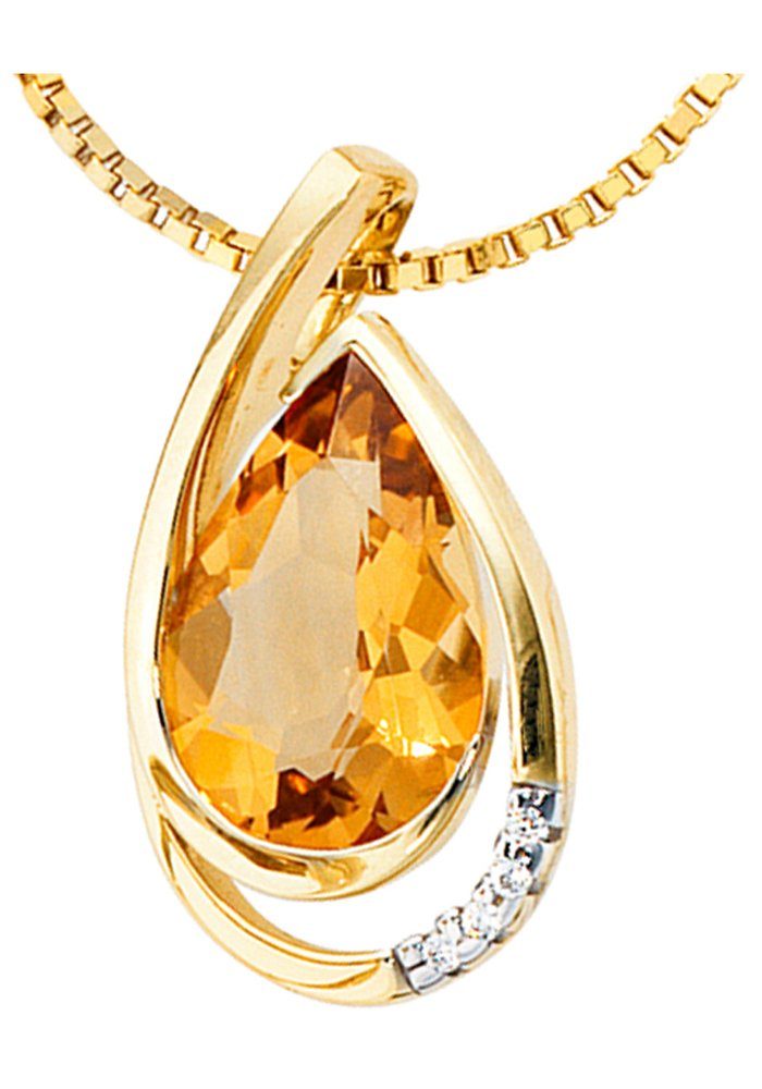 JOBO Kettenanhänger Anhänger Tropfen, ...