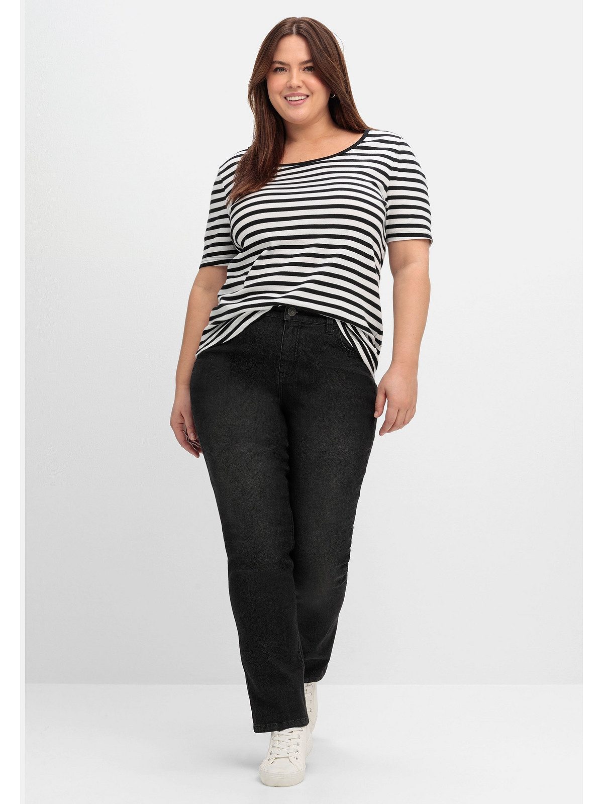 Sheego Stretch-Jeans Große Größen mit funktionellen TruTemp365® Fasern