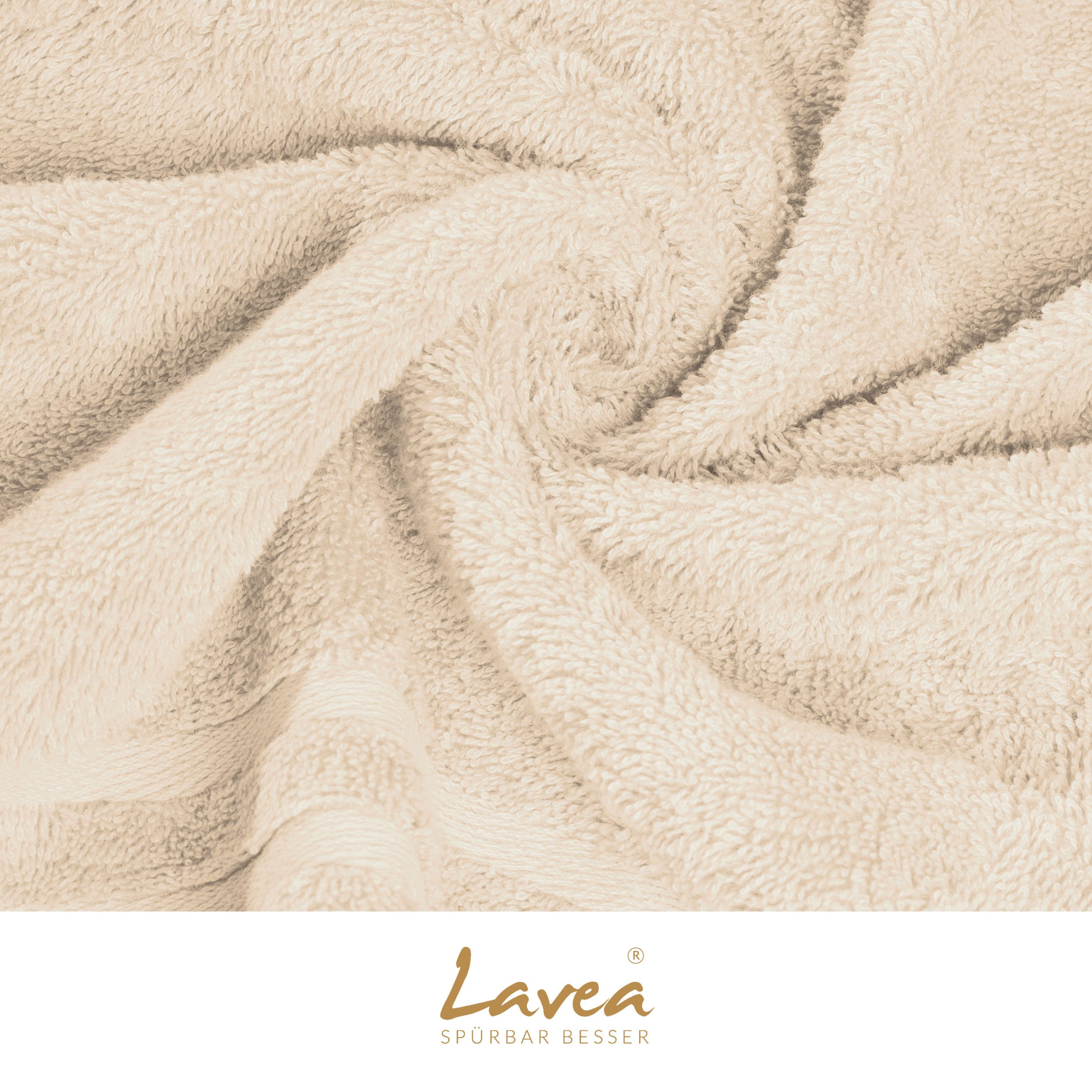 Lavea Badetuch Duschtuch 100x150 cm Elena Frottee Duschhandtuch, 100% Baumwolle, 500 g/m² Frottier, weich & saugstark, pflegeleicht – Bild 5 von 5