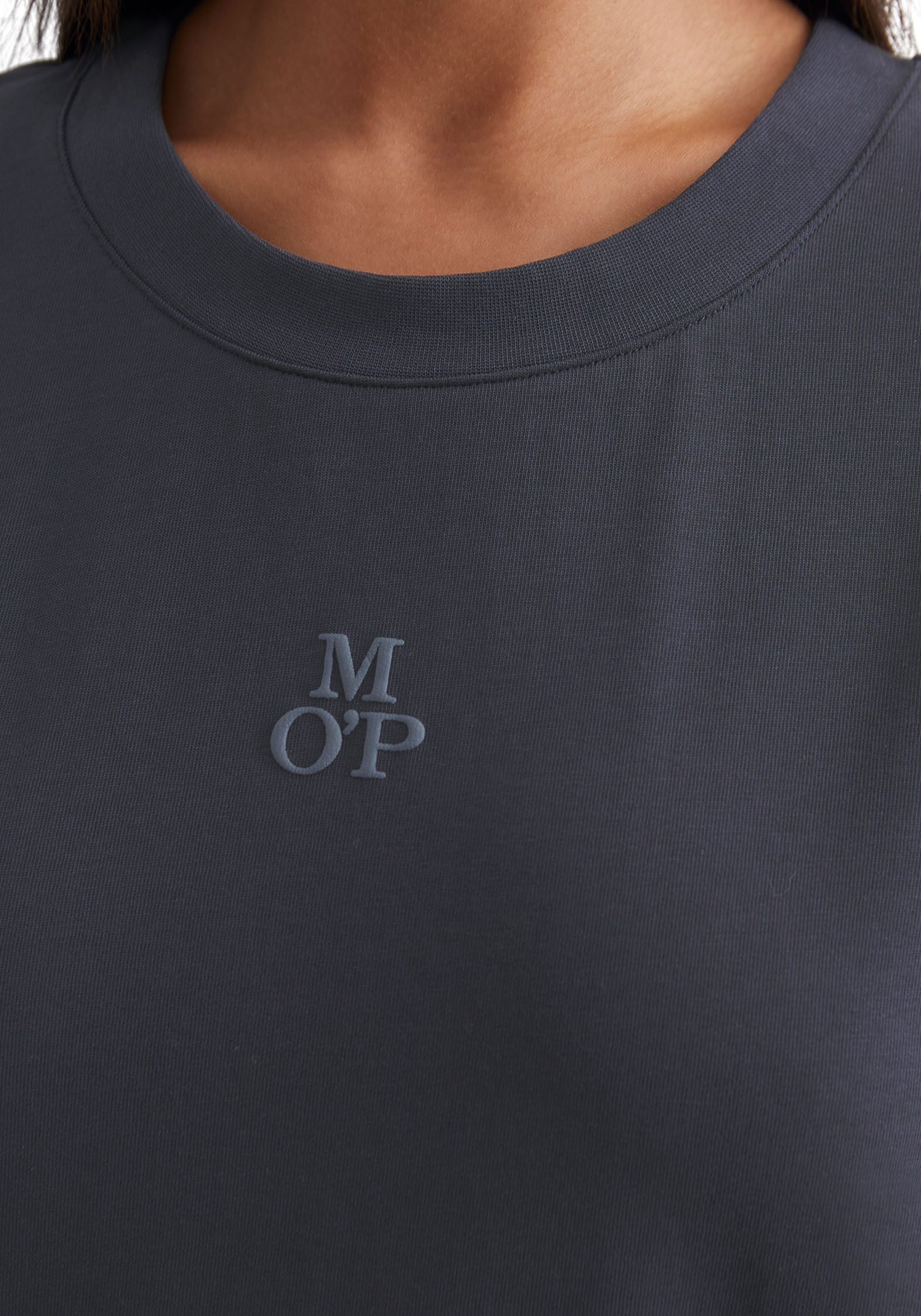 Marc O'Polo Nachthemd Heavy Jersey-Woven mit hohen Seitennaht-Schlitze