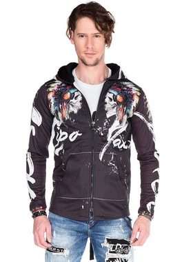 Cipo & Baxx Sweatjacke mit coolem Print