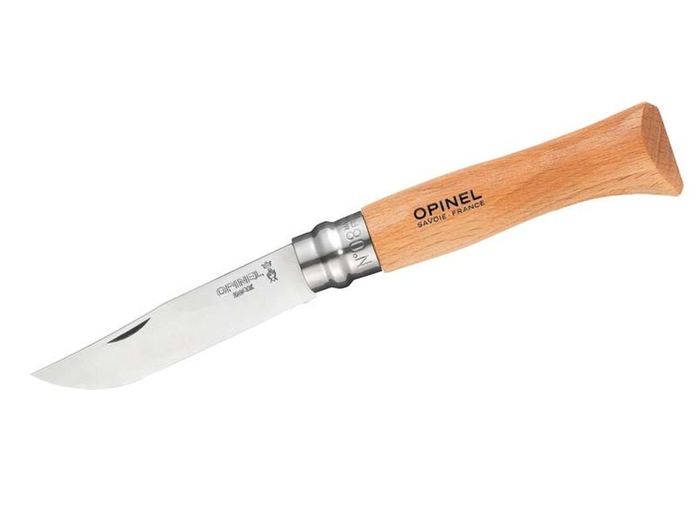 Opinel Taschenmesser Taschenmesser No 08 Buche rostfrei