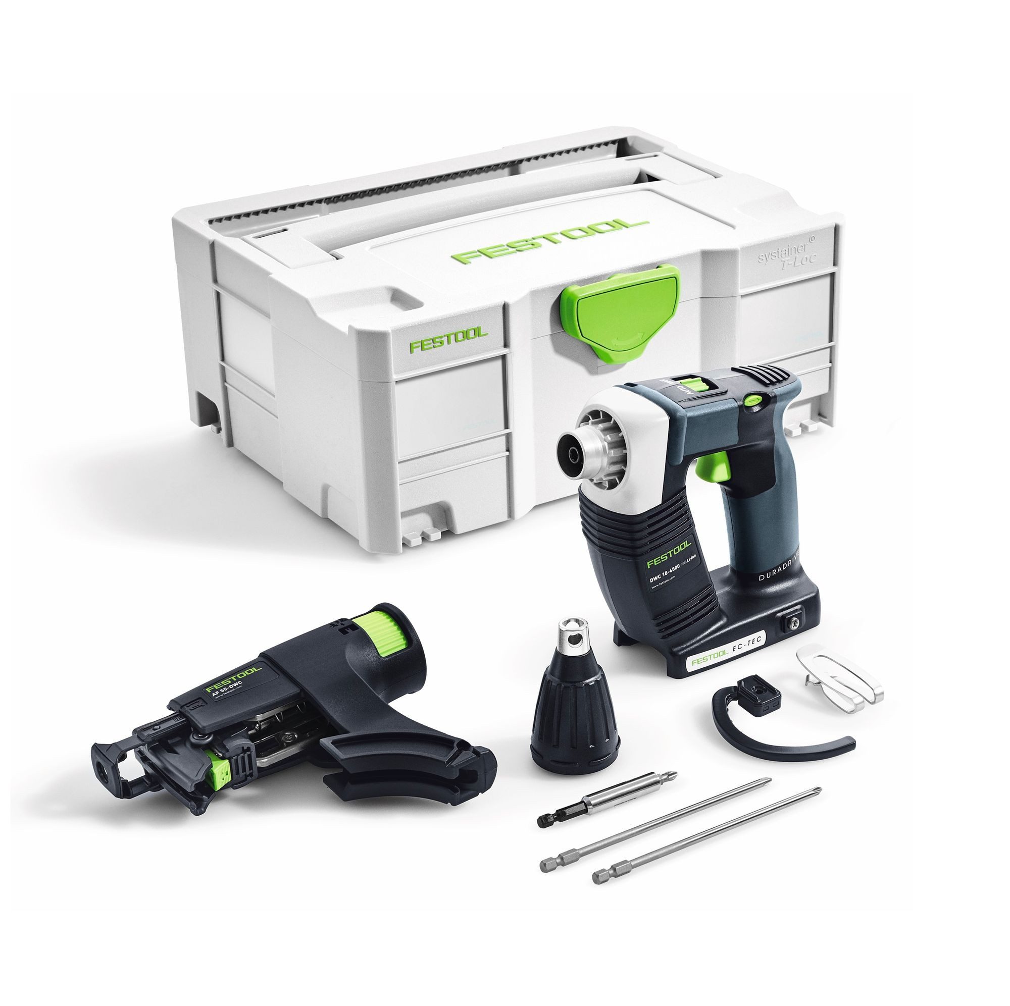 FESTOOL Akku-Trockenbauschrauber DWC 18-4500 Li-Basic Duradrive Akku Bauschrauber 18V (574747) 14Nm
