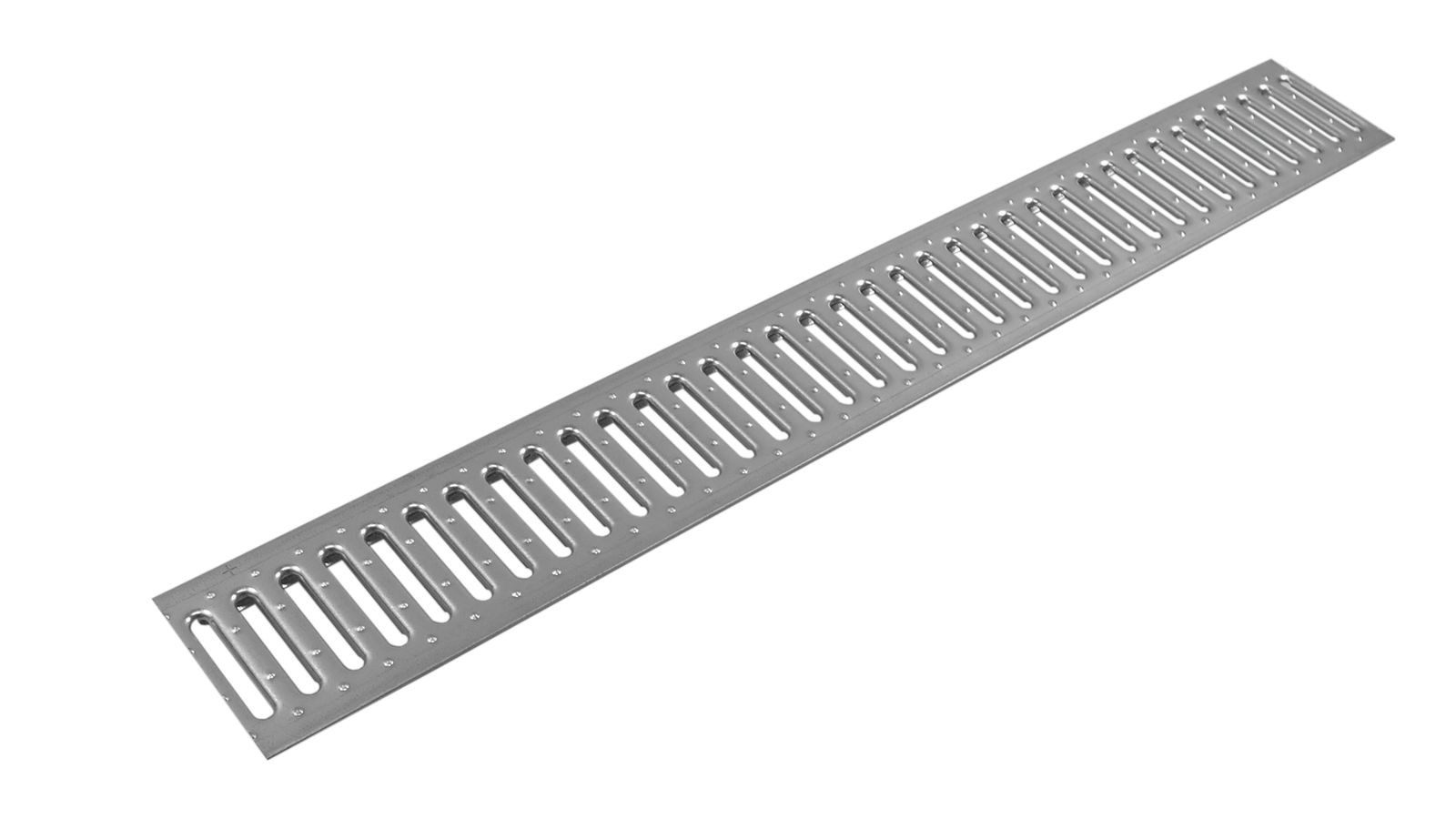 ACO Severin Ahlmann GmbH & Co. KG Entwässerungsrinne Stegrost Stahl verzinkt Länge: 100 cm - Breite: 13 cm, 1-St., Für ACO Self Entwässerungsrinne 1980-1996 J. + Selflook 1996-2011 J.